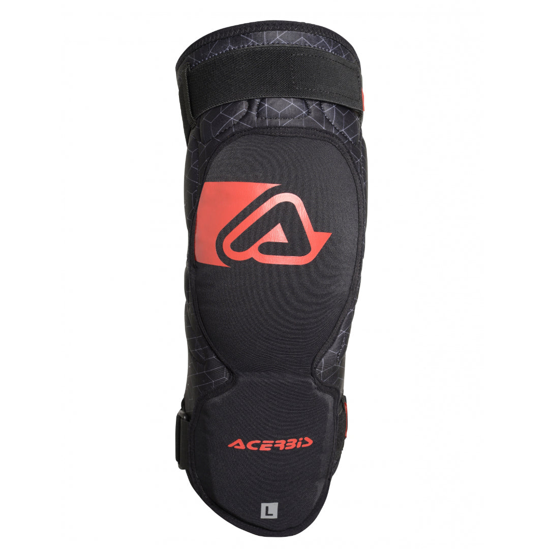Acerbis Soft Knee Guards Black/Red