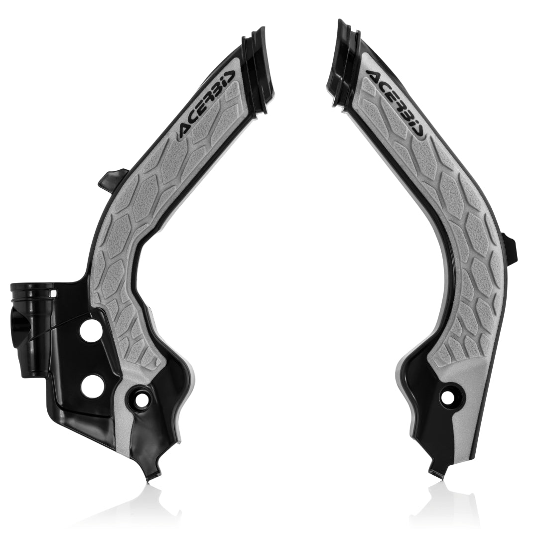 Acerbis X-Grip Frame Guards HUSKY TC/FC 125-19-23 TE/FE 19-23, GAS GAS MC 21-23 EC/EX 21-23 Black/Grey