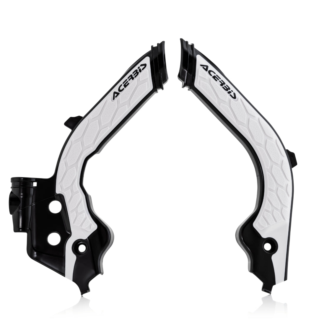 Acerbis X-Grip Frame Guards HUSKY TC/FC 125-19-23 TE/FE 19-23, GAS GAS MC 21-23 EC/EX 21-23 Black/White