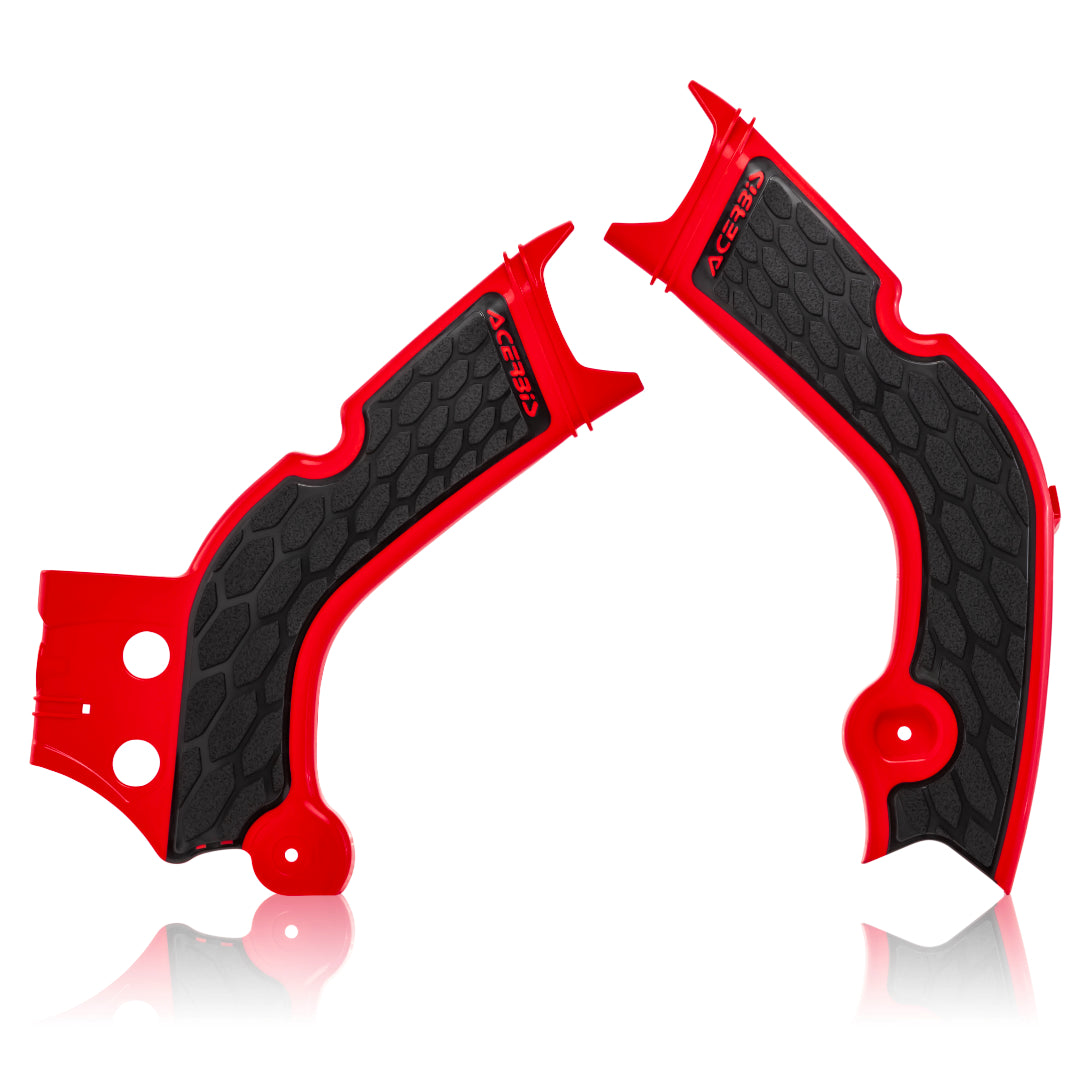 Acerbis X-Grip Frame Guards HONDA CRF 450 R/RX 19-20, CRF 250 R/RX 20-21, CRF 300RX 20-21 Red/Black