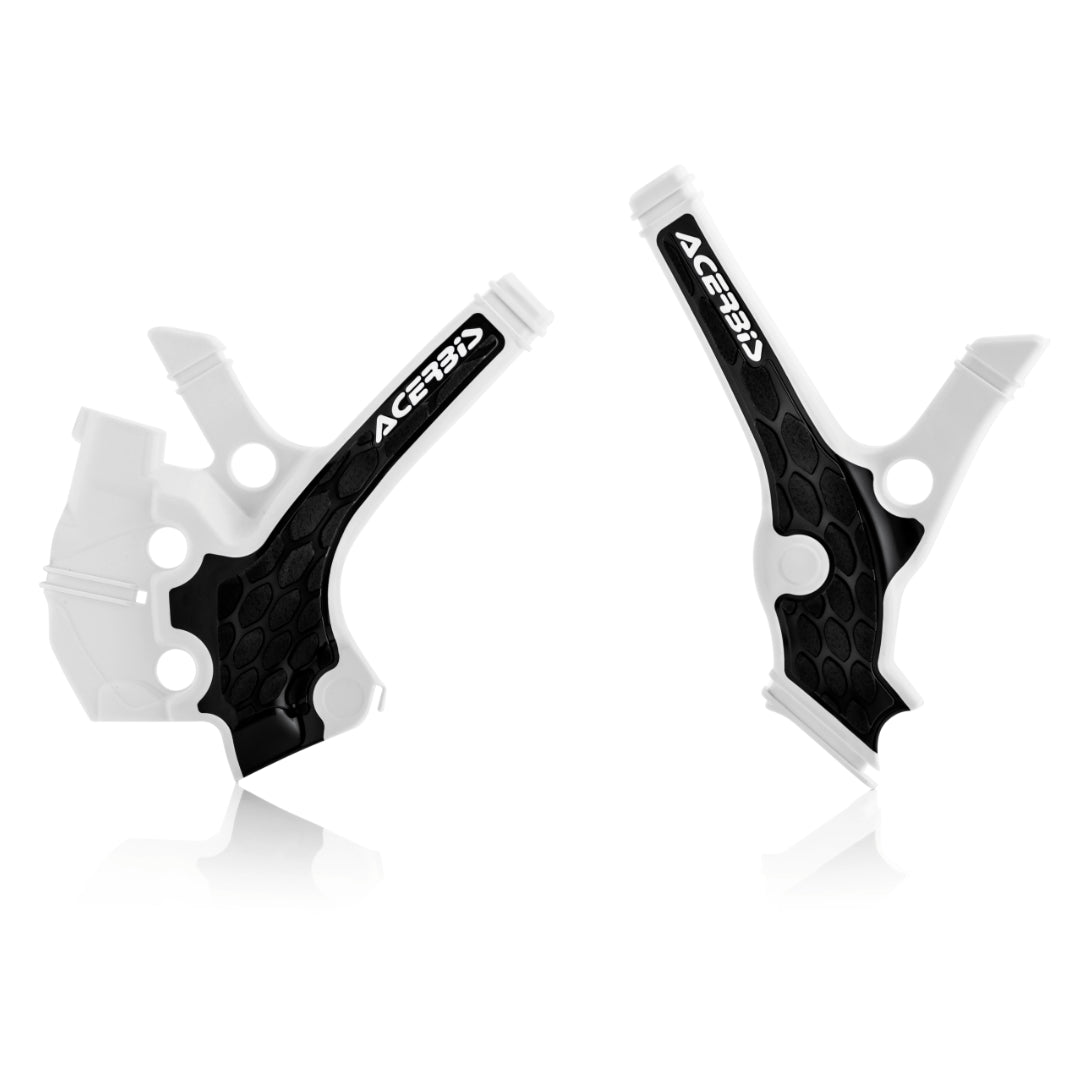 Acerbis X-Grip Frame Guards YAMAHA YZ 65 2019-2023 White/Black