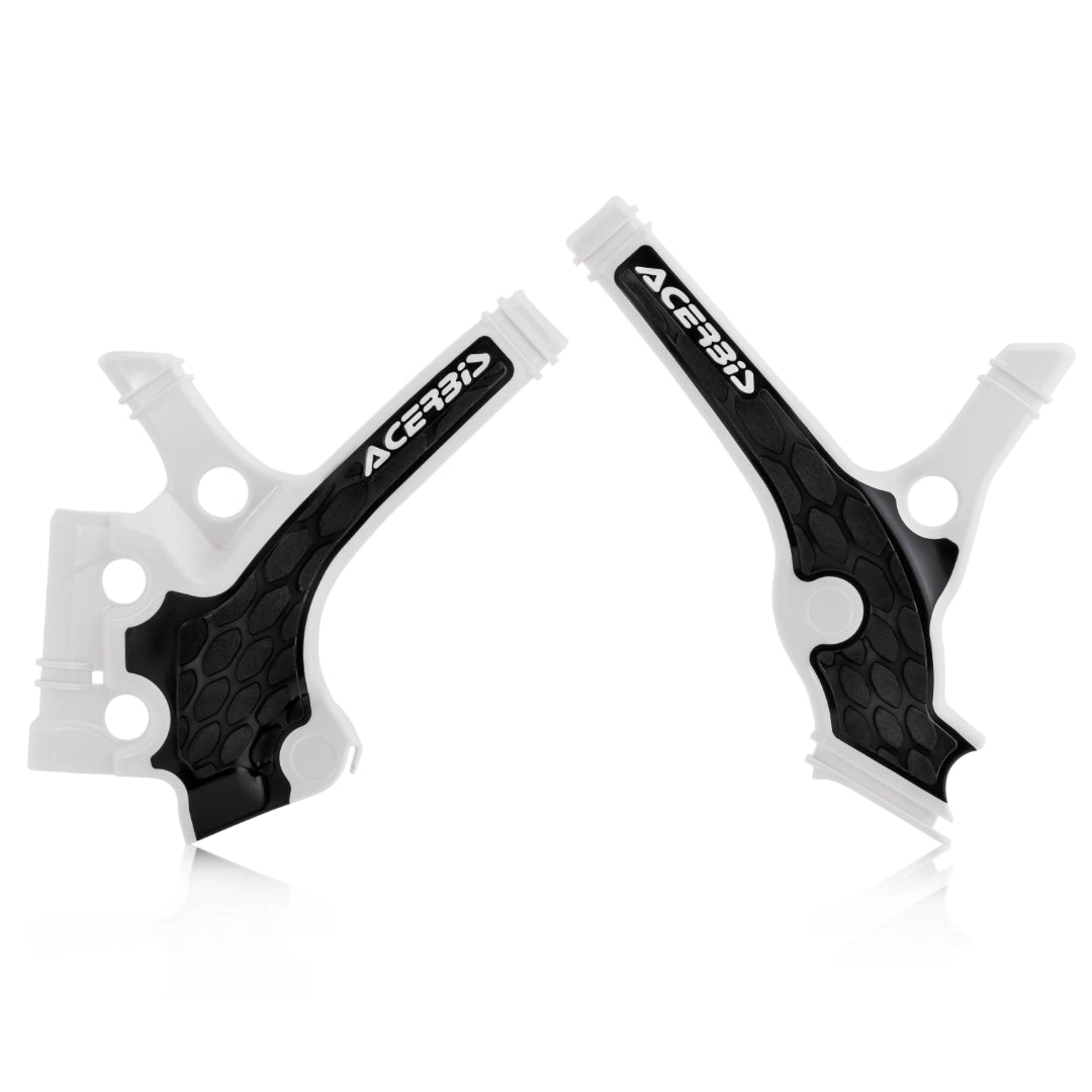 Acerbis X-Grip Frame Guards YAMAHA YZ 85 2019-2021 White/Black