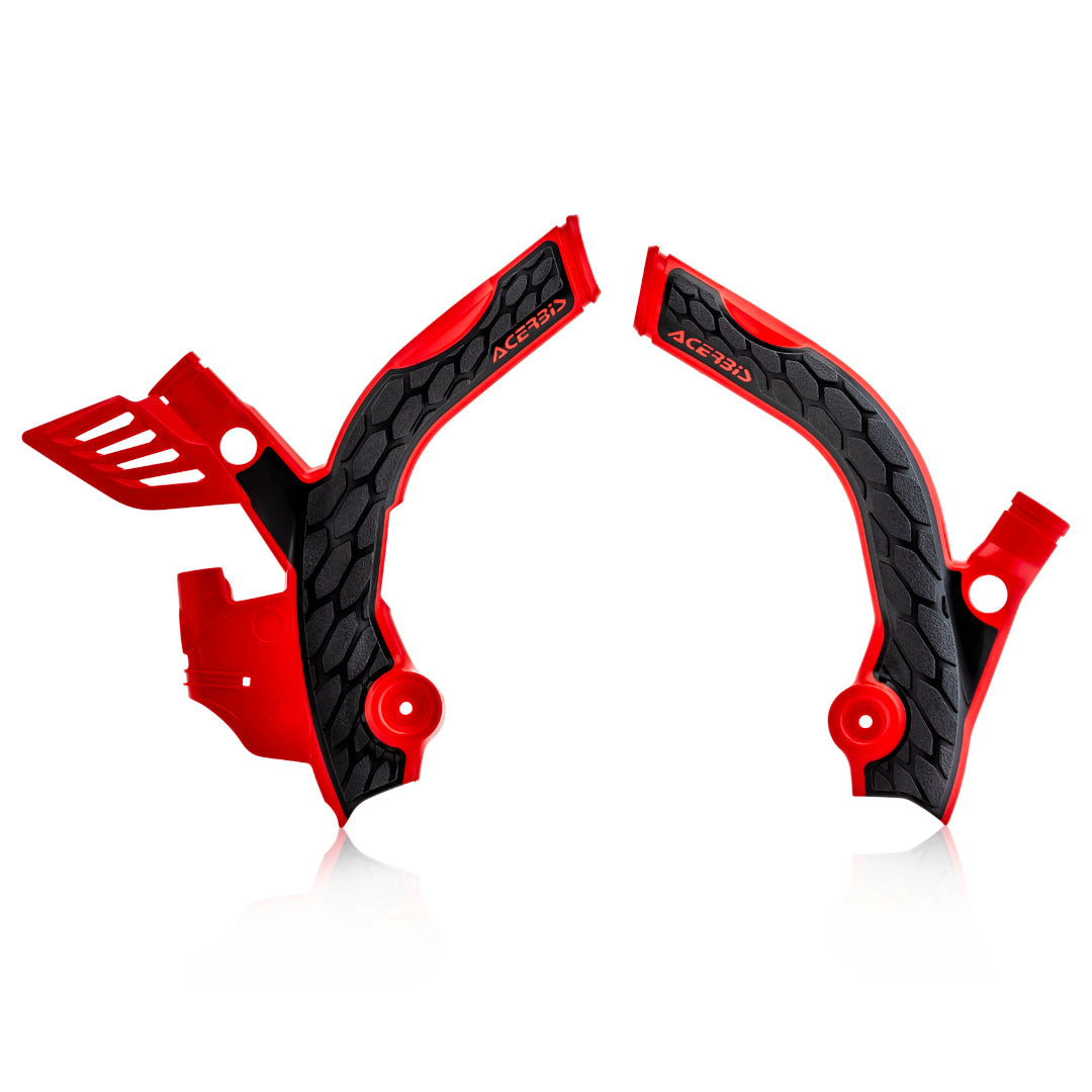 Acerbis X-Grip Frame Guards BETA RR 125 2T 2018-2019, 200 2T 2019 Red/Black