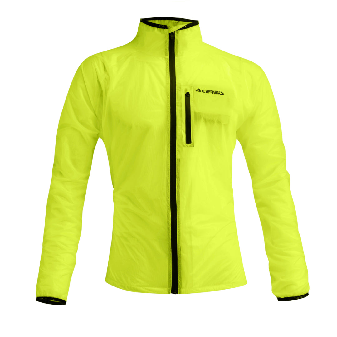 Acerbis Rain Dek Pack Jacket Fluo Yellow