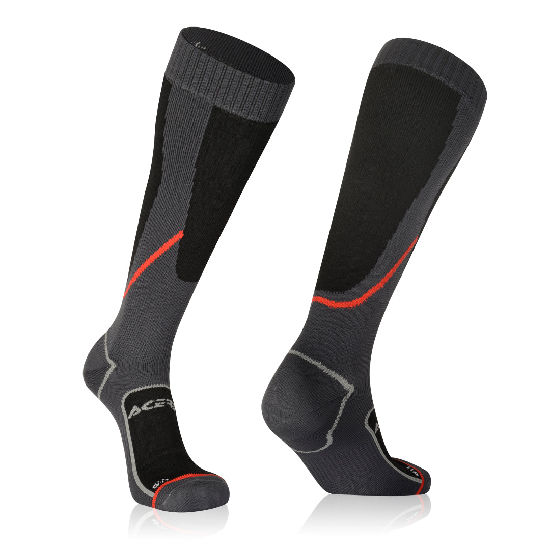 Acerbis No-Wet MX Socks Black/Grey