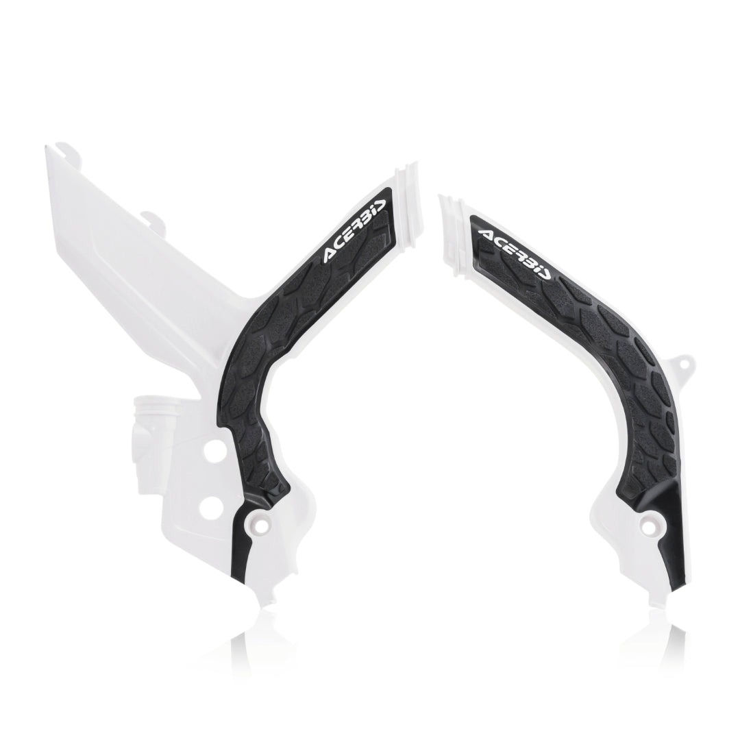 Acerbis X-Grip Frame Guards KTM EXC/EXC-F 2020-2023 White/Black