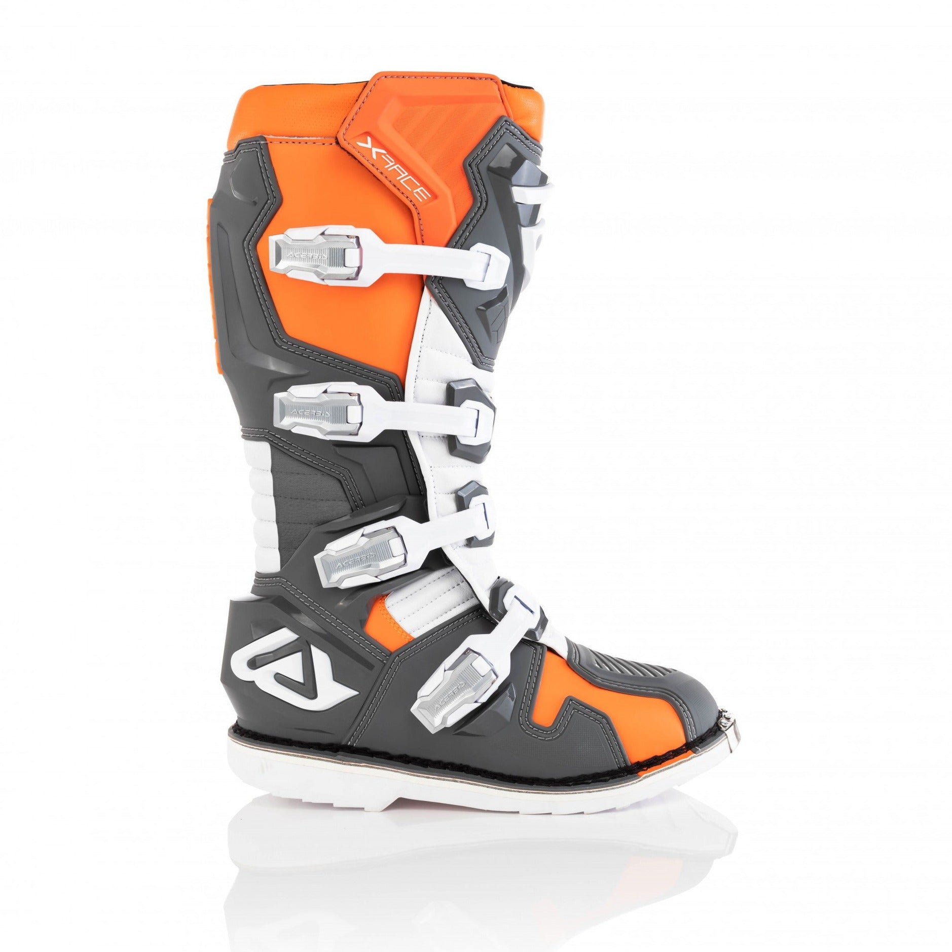Acerbis X-Race MX Boots Orange/Grey