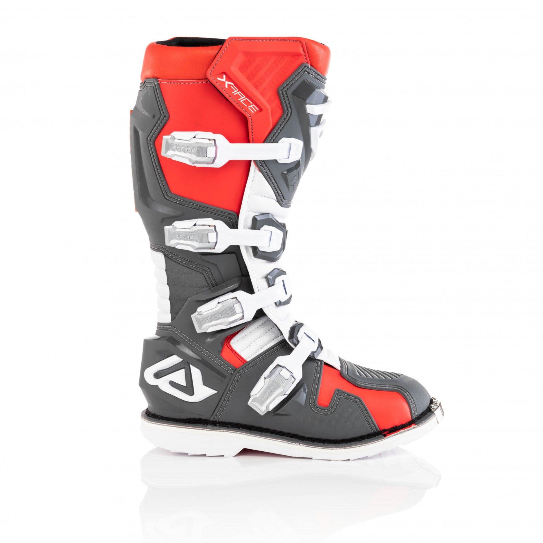 Acerbis X-Race MX Boots Red/Grey