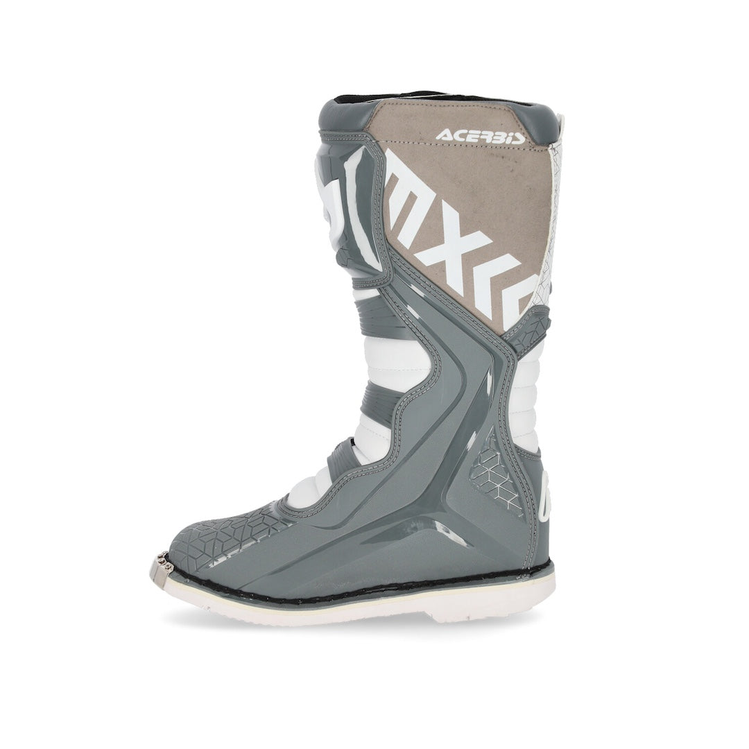 Acerbis E-Team MX Boots Grey/White