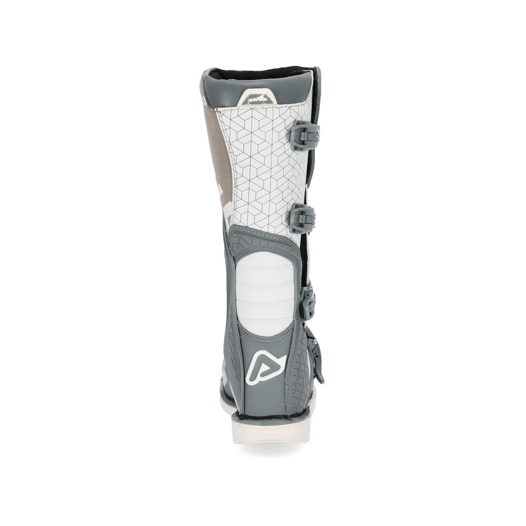 Acerbis E-Team MX Boots Grey/White