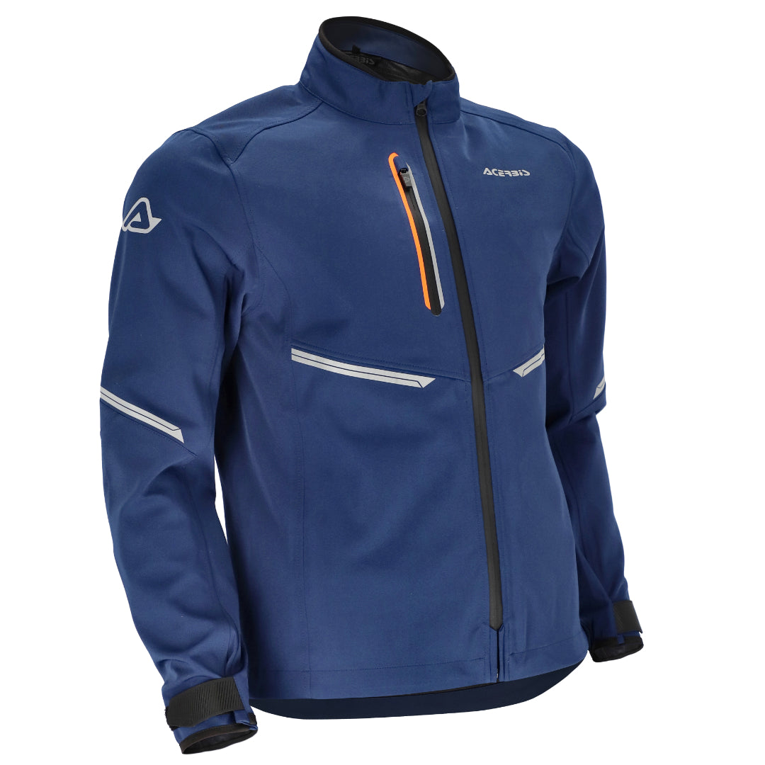 Acerbis X-Duro Waterproof Jacket Blue/Orange