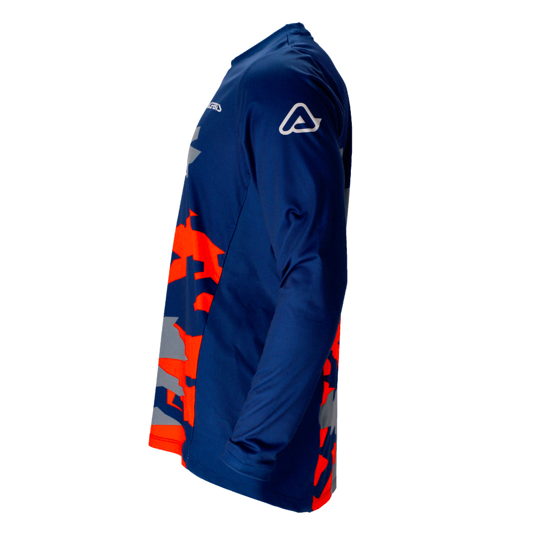 Acerbis X-Duro Winter Jersey Blue/Orange