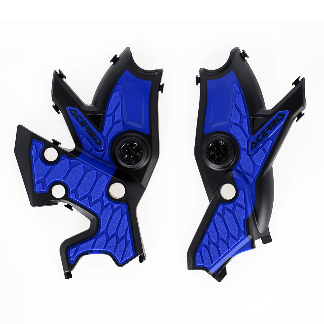 Acerbis X-Grip Frame Guards YAMAHA Tenere 700 19-23 Black/Blue