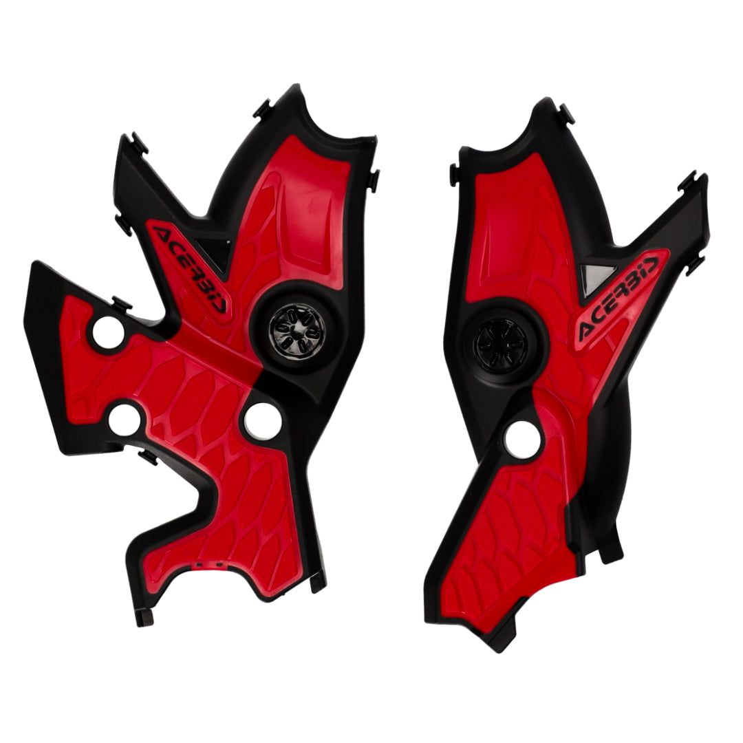Acerbis X-Grip Frame Guards YAMAHA Tenere 700 19-23 Black/Red