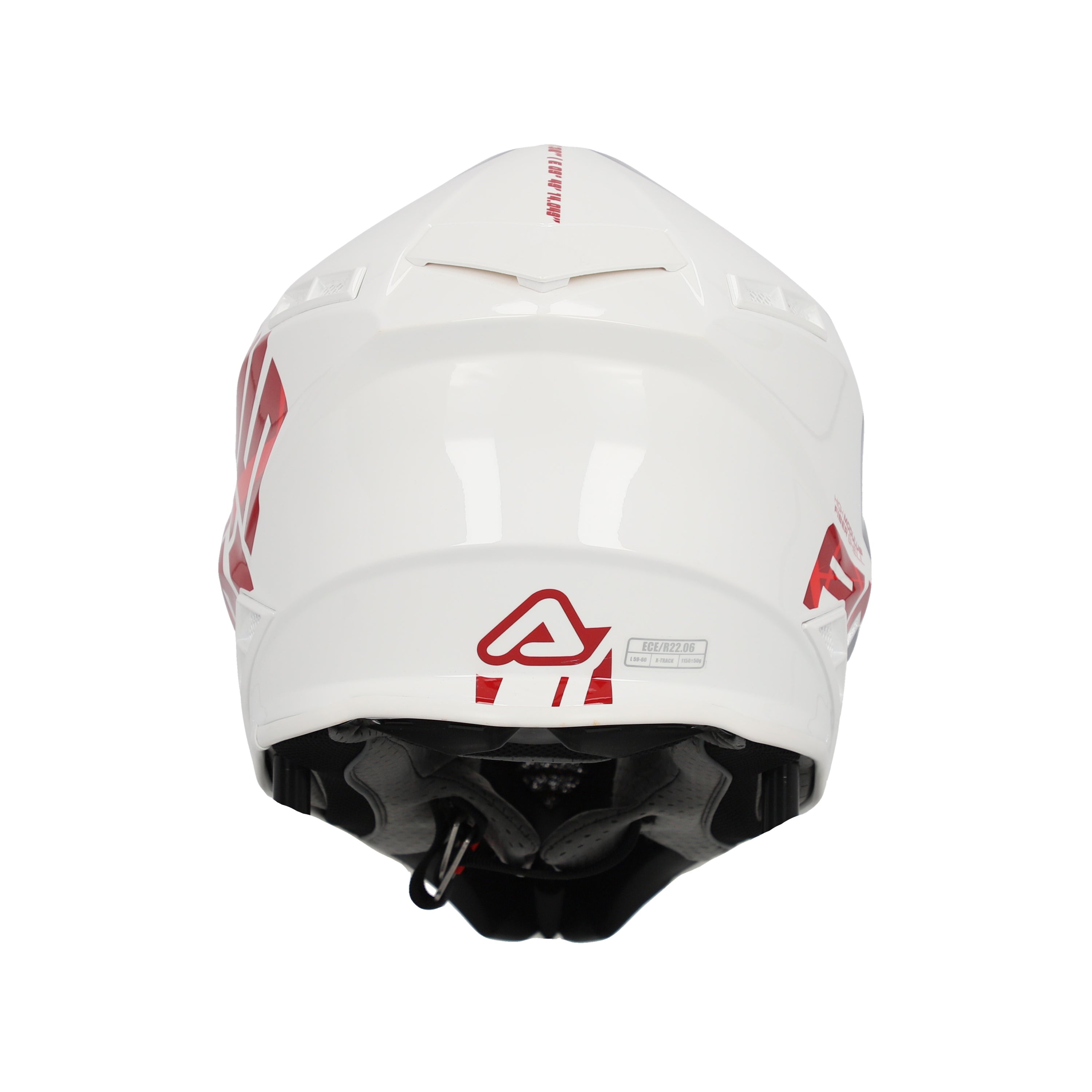Acerbis X-Track MX Helmet Glossy Black/White