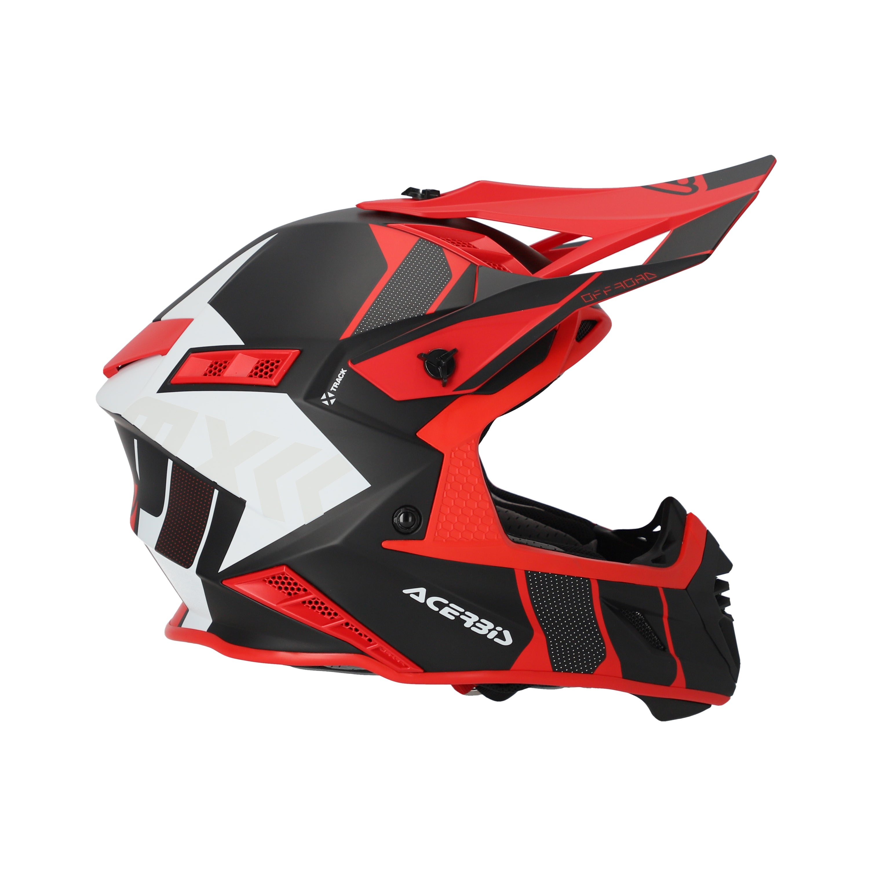 Acerbis X-Track MX Helmet Matte Black/Red