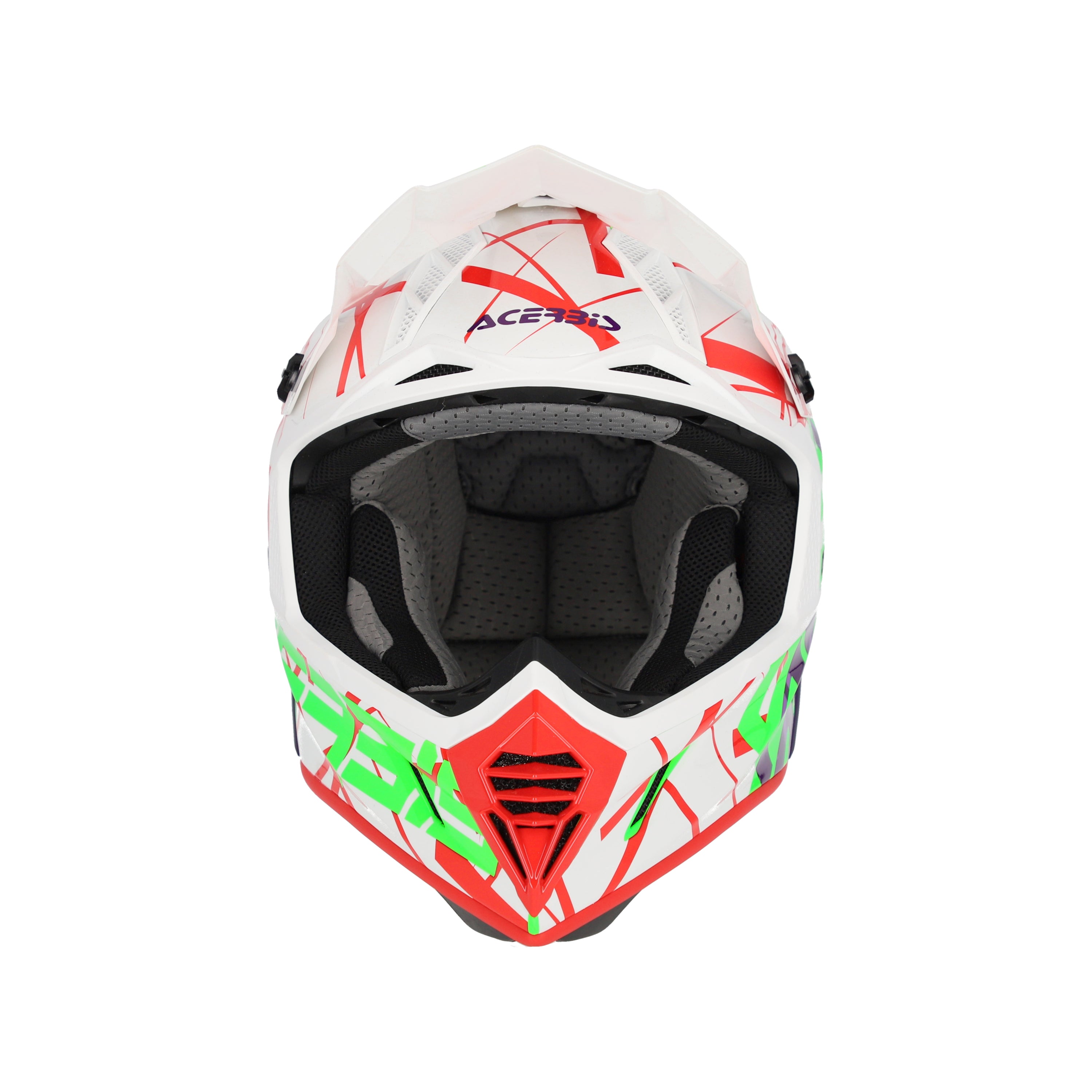 Acerbis X-Track MX Helmet Glossy Green/White