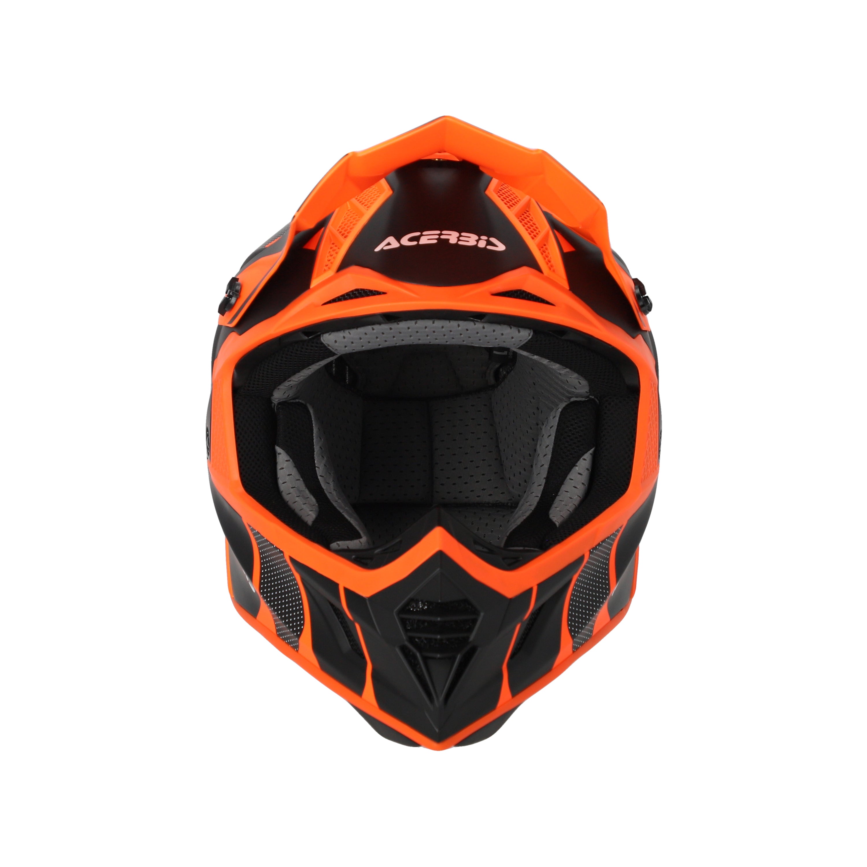 Acerbis X-Track MX Helmet Matte Orange Fluo/Black