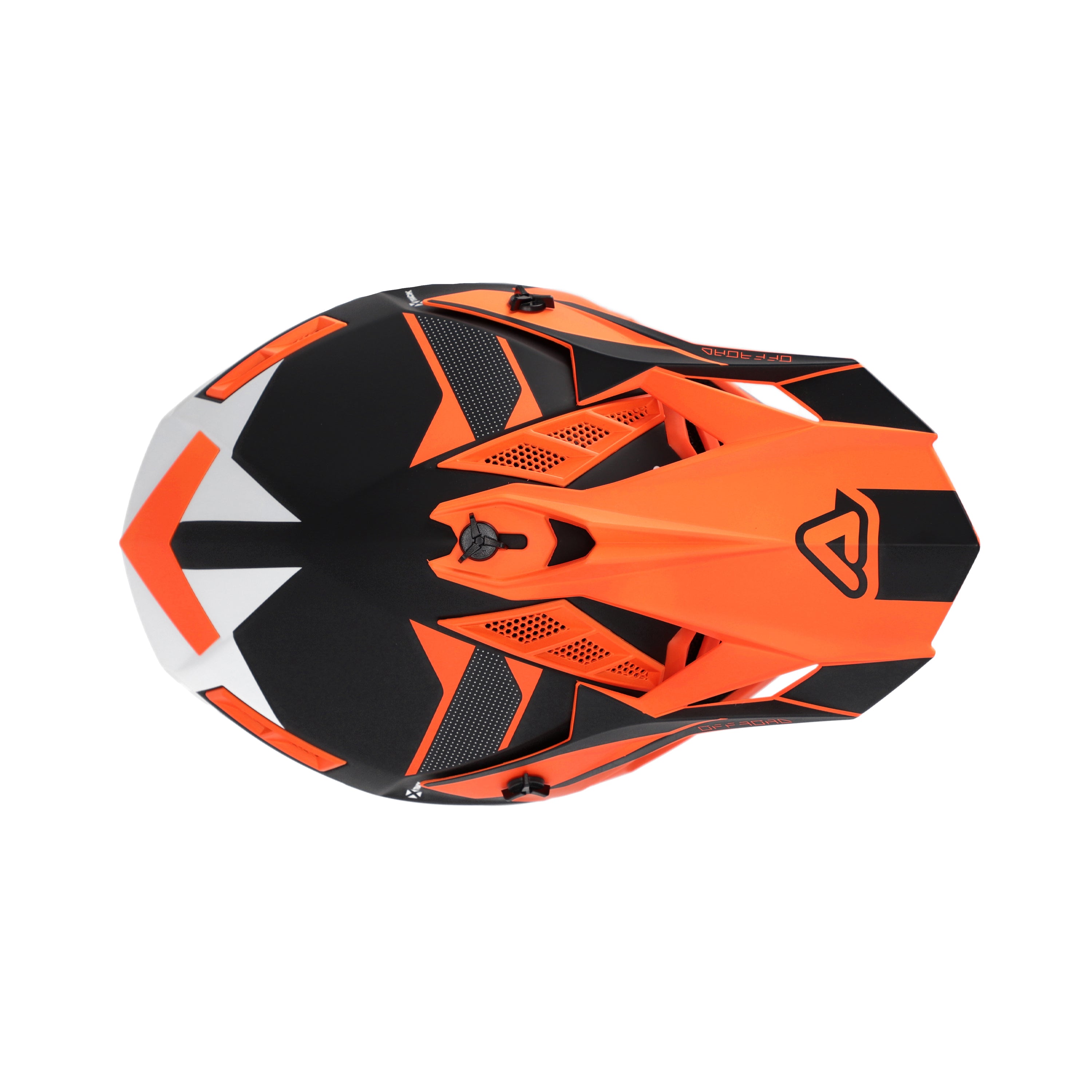 Acerbis X-Track MX Helmet Matte Orange Fluo/Black