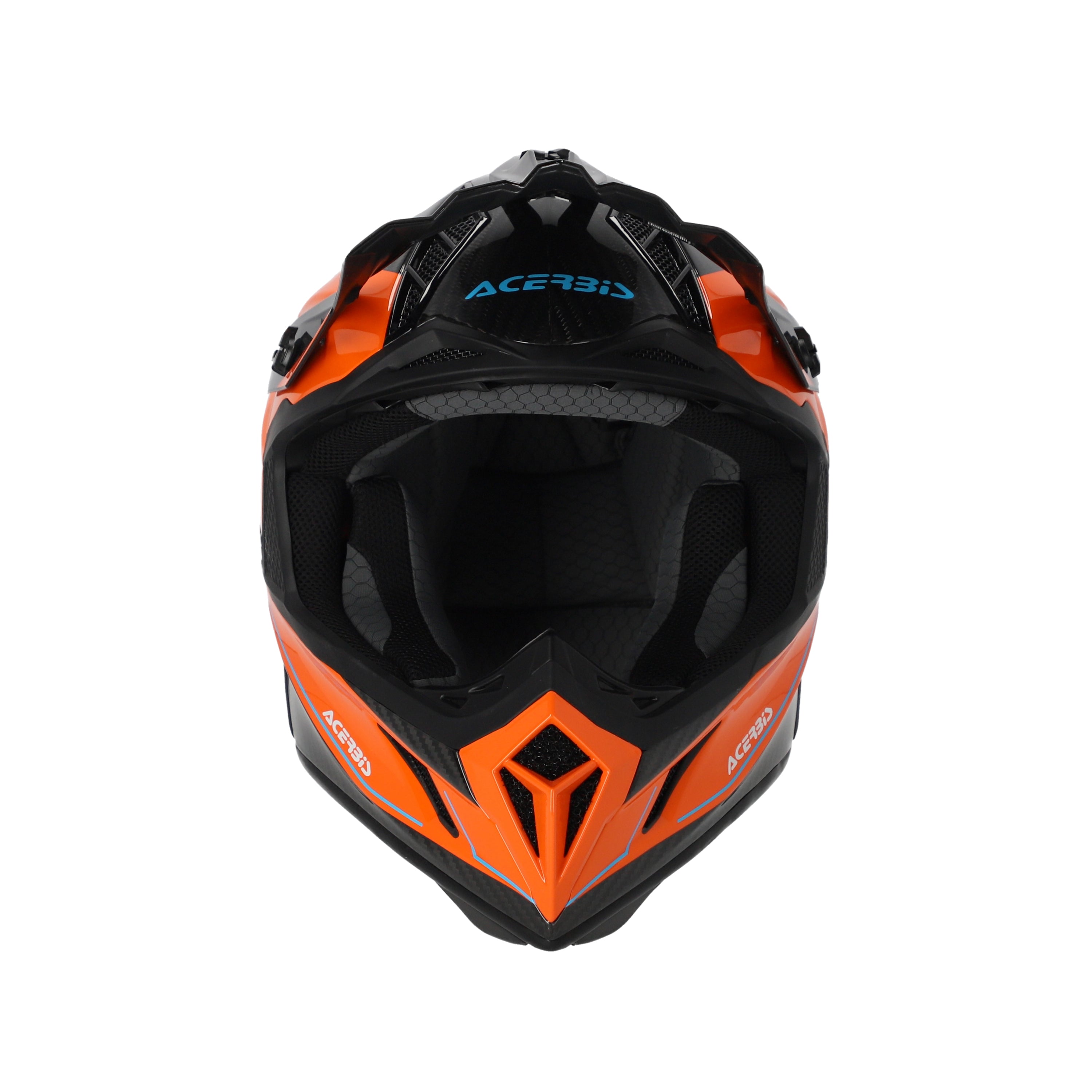 Acerbis Steel Carbon MX Helmet Glossy Orange/Black