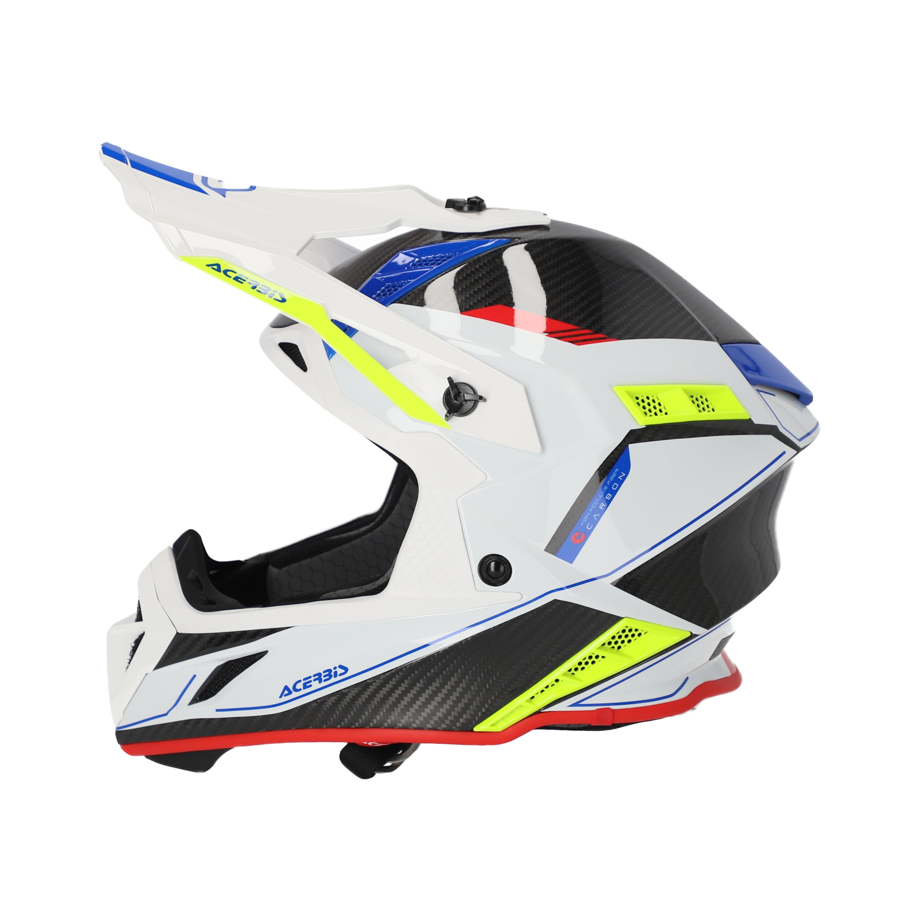 Acerbis Steel Carbon MX Helmet Matte White/Black
