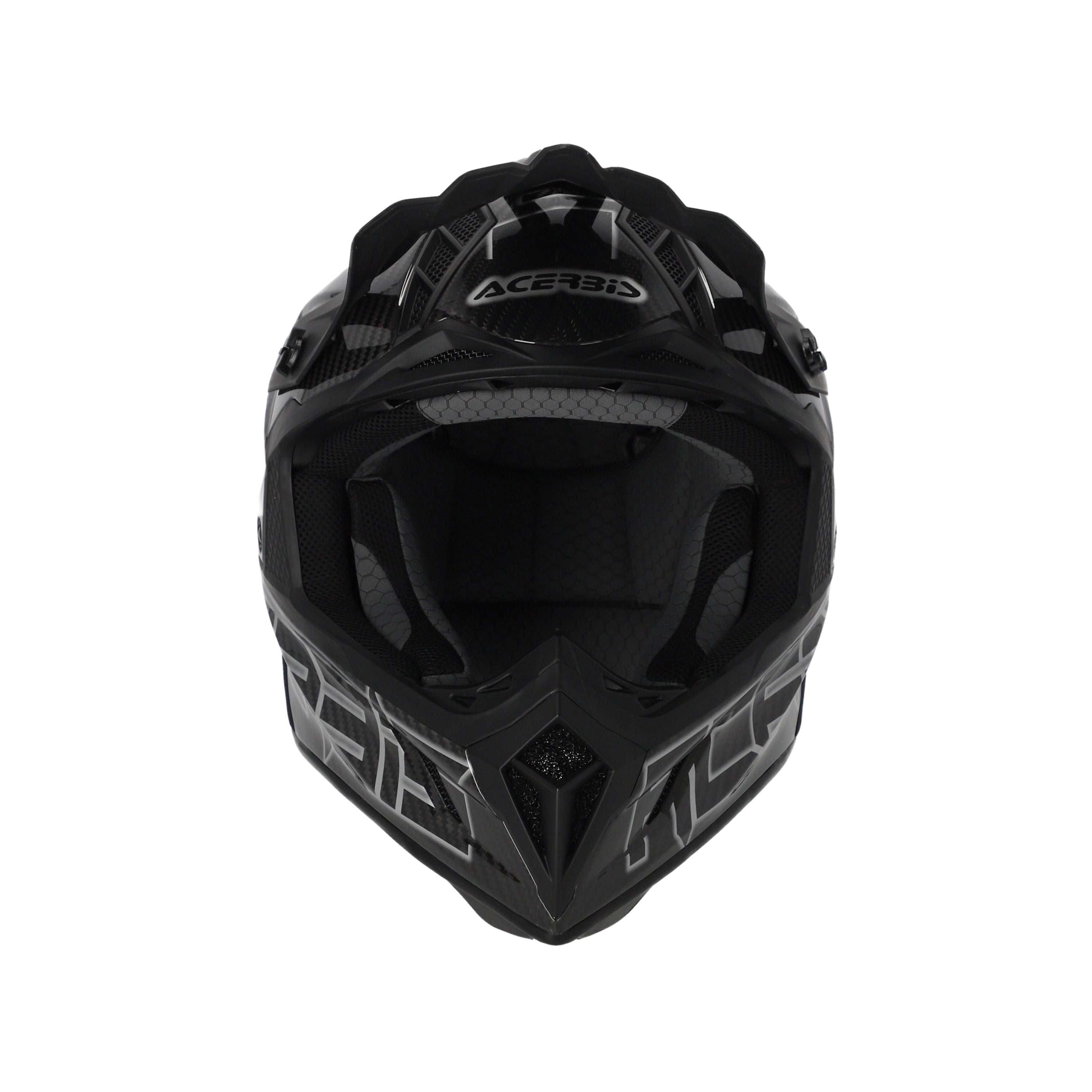 Acerbis Steel Carbon MX Helmet Glossy Black/Grey