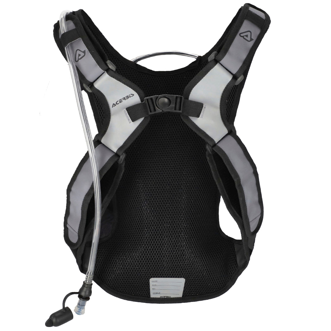 Acerbis Senter MTB Hydration Drink Backpack  - With 2 Litre Bladder Black/Grey