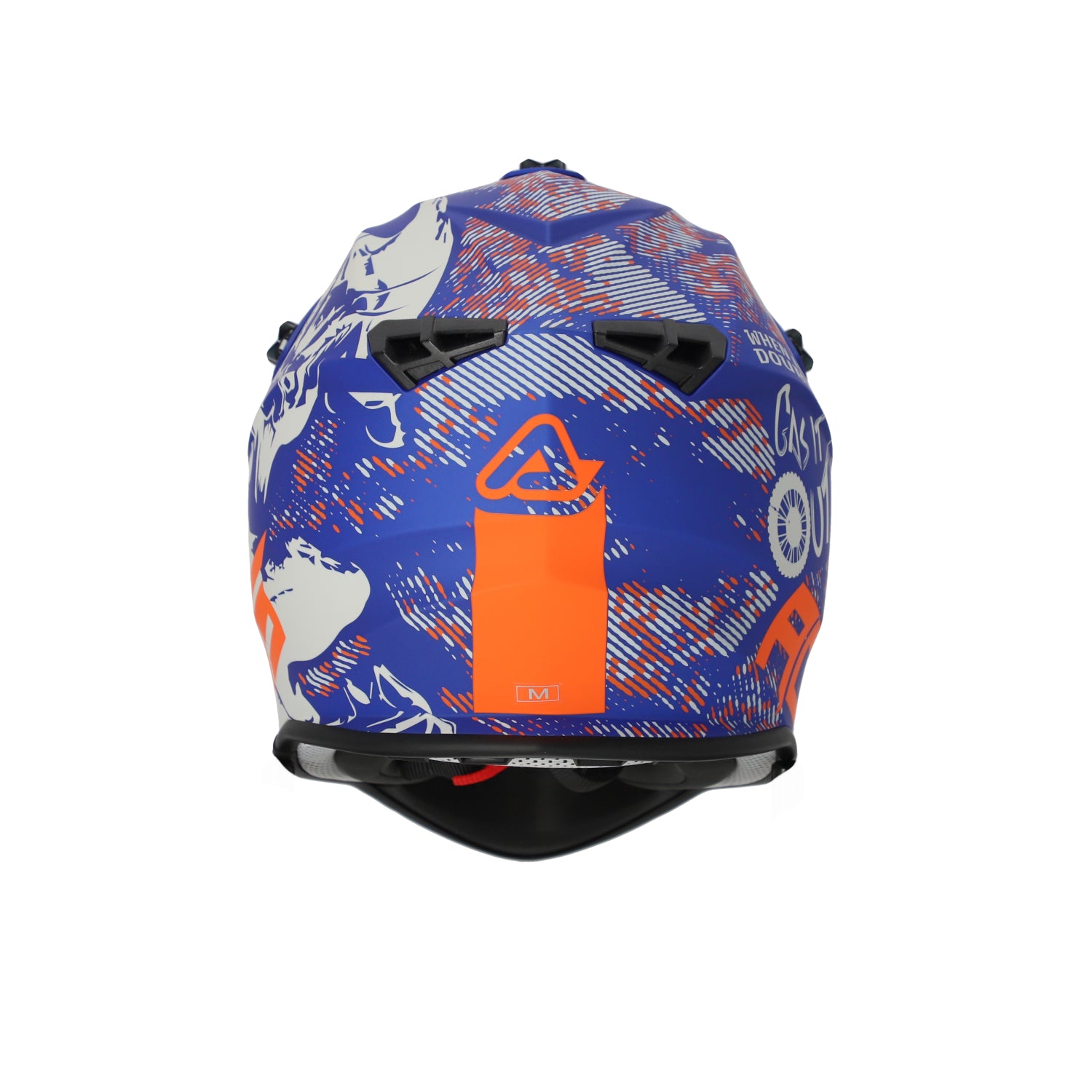 Acerbis Linear Graphic ECE 22.06 MX Helmet Matte Grey/Blue