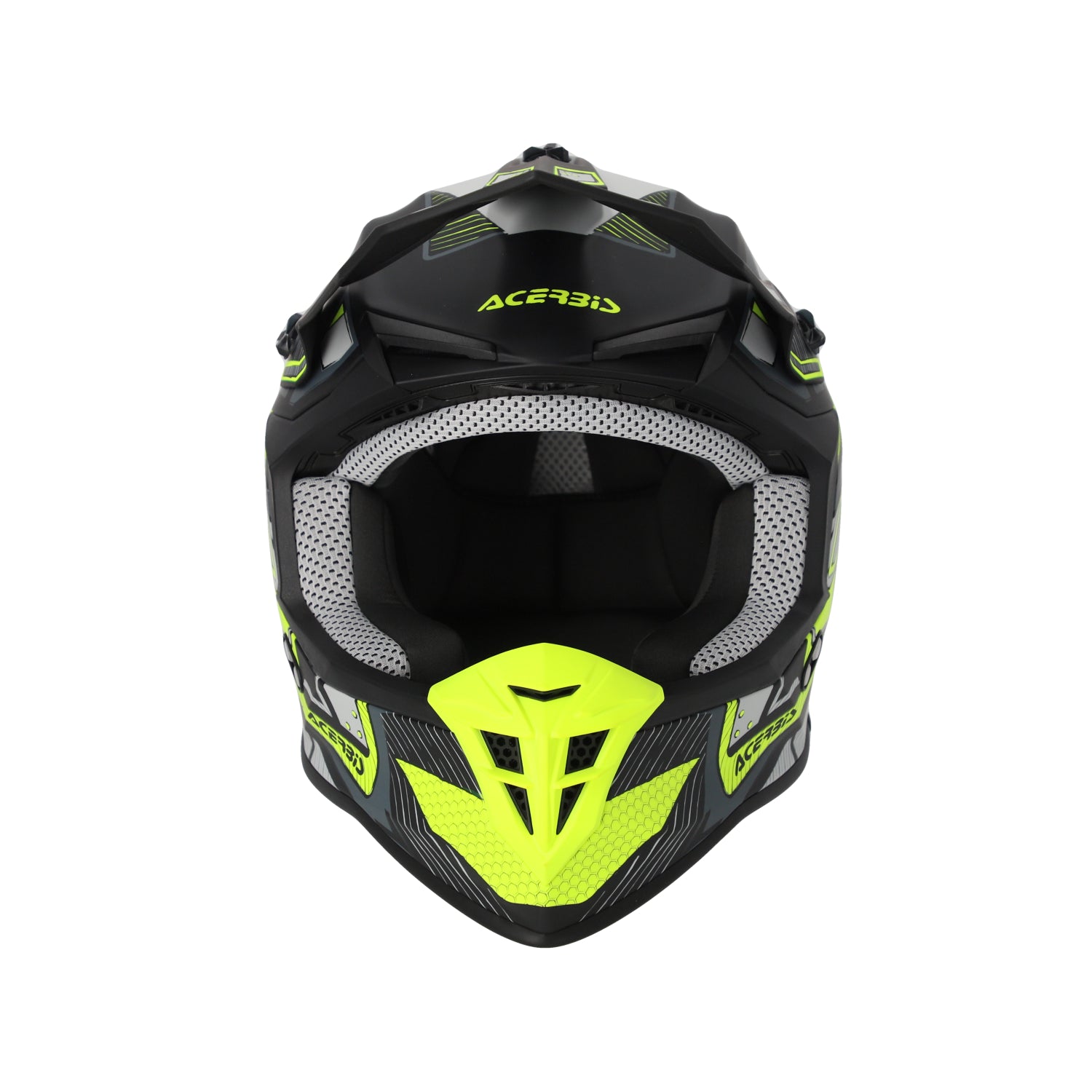 Acerbis Linear Graphic ECE 22.06 MX Helmet Matte Black/Fluo Yellow