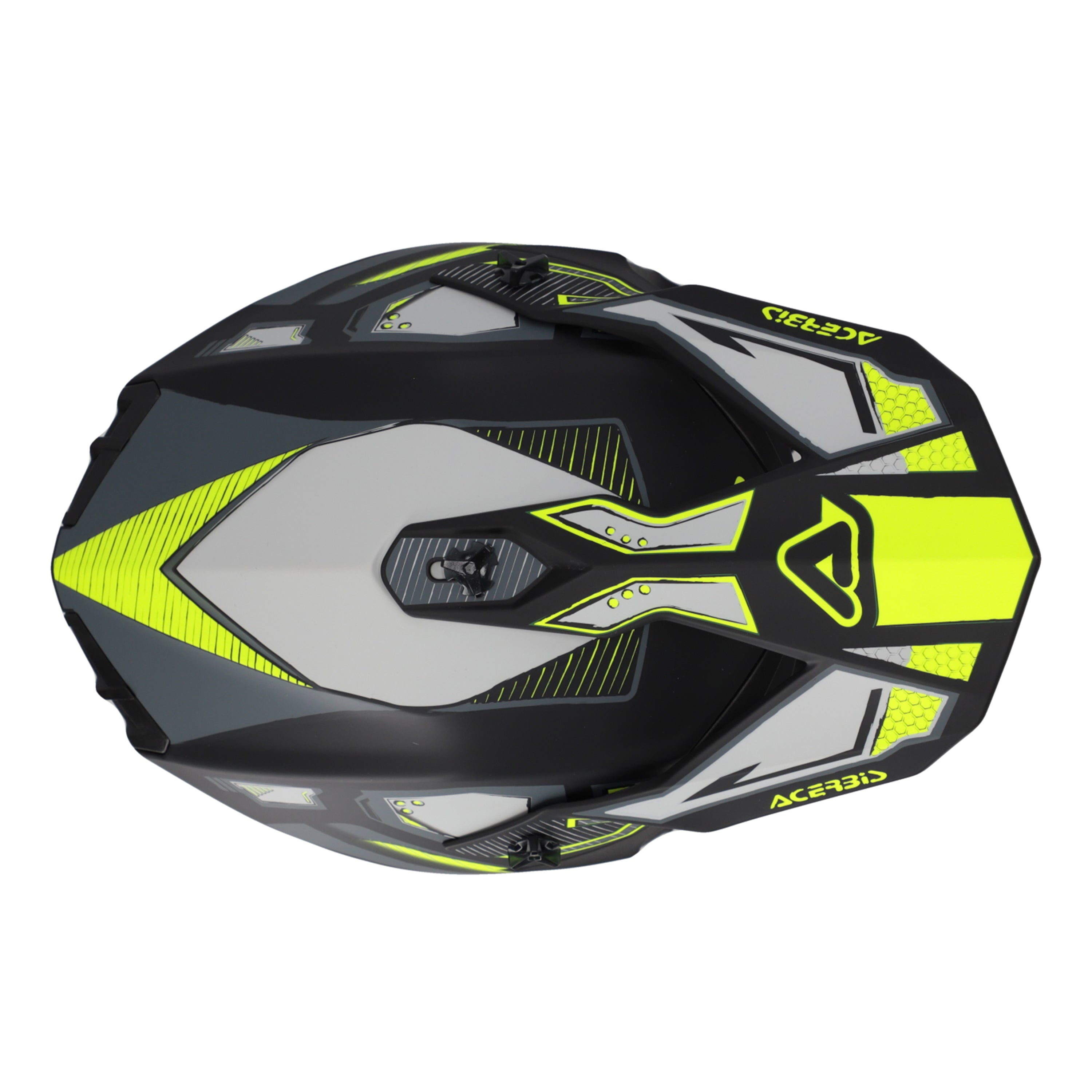 Acerbis Linear Graphic ECE 22.06 MX Helmet Matte Black/Fluo Yellow