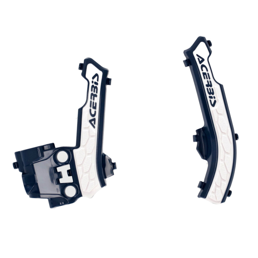 Acerbis X-Grip Frame Guards KTM SX 50 16-23, HUSKY TC 50 17-23, GAS GAS MC 50 21-23 Blue/White