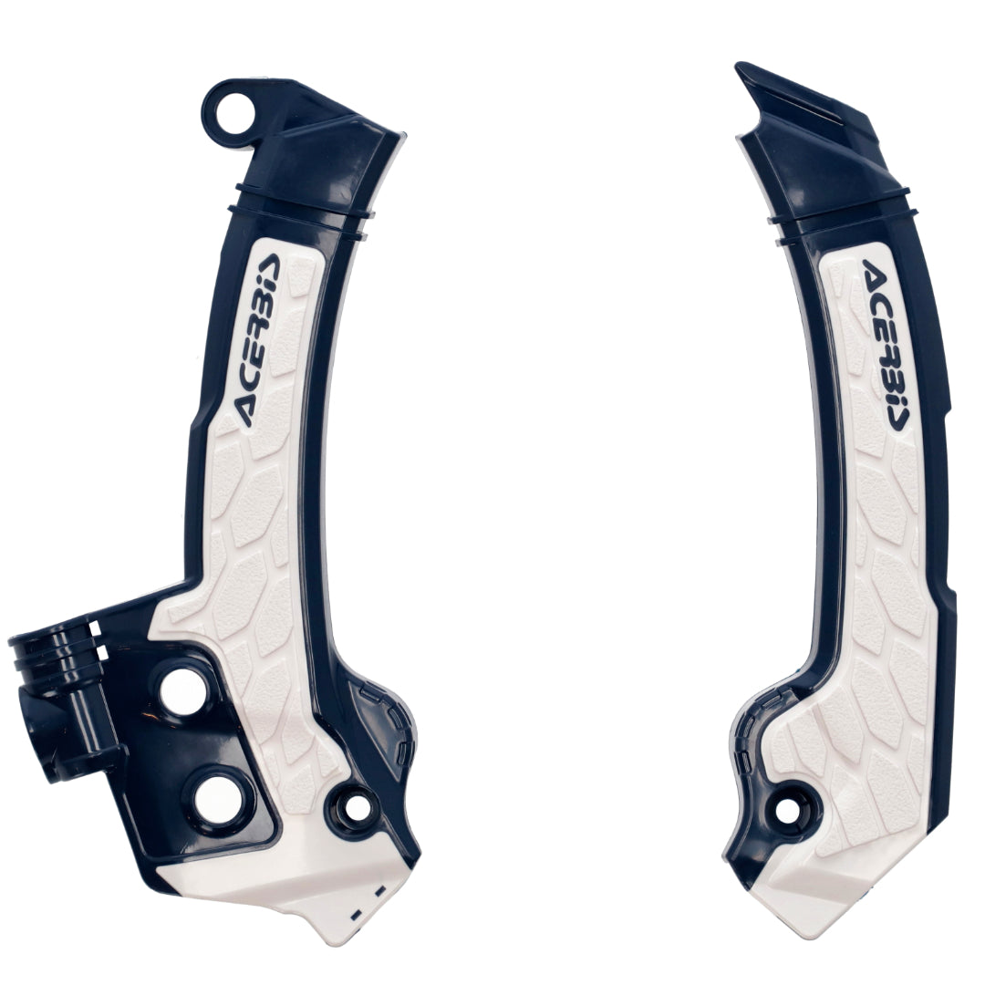 Acerbis X-Grip Frame Guards HUSKY TC/FC 125-450 23-24, TE/FE 2024 Blue/White