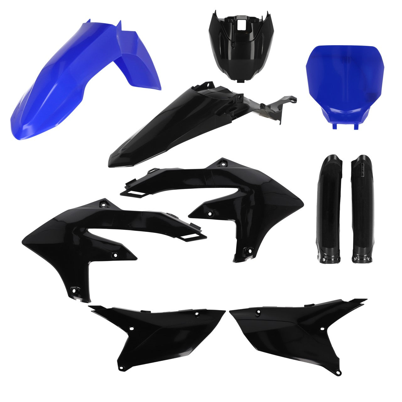 Acerbis Plastic Kit Yamaha YZF 250 2024, YZF 450 2023-2024 Black/Blue