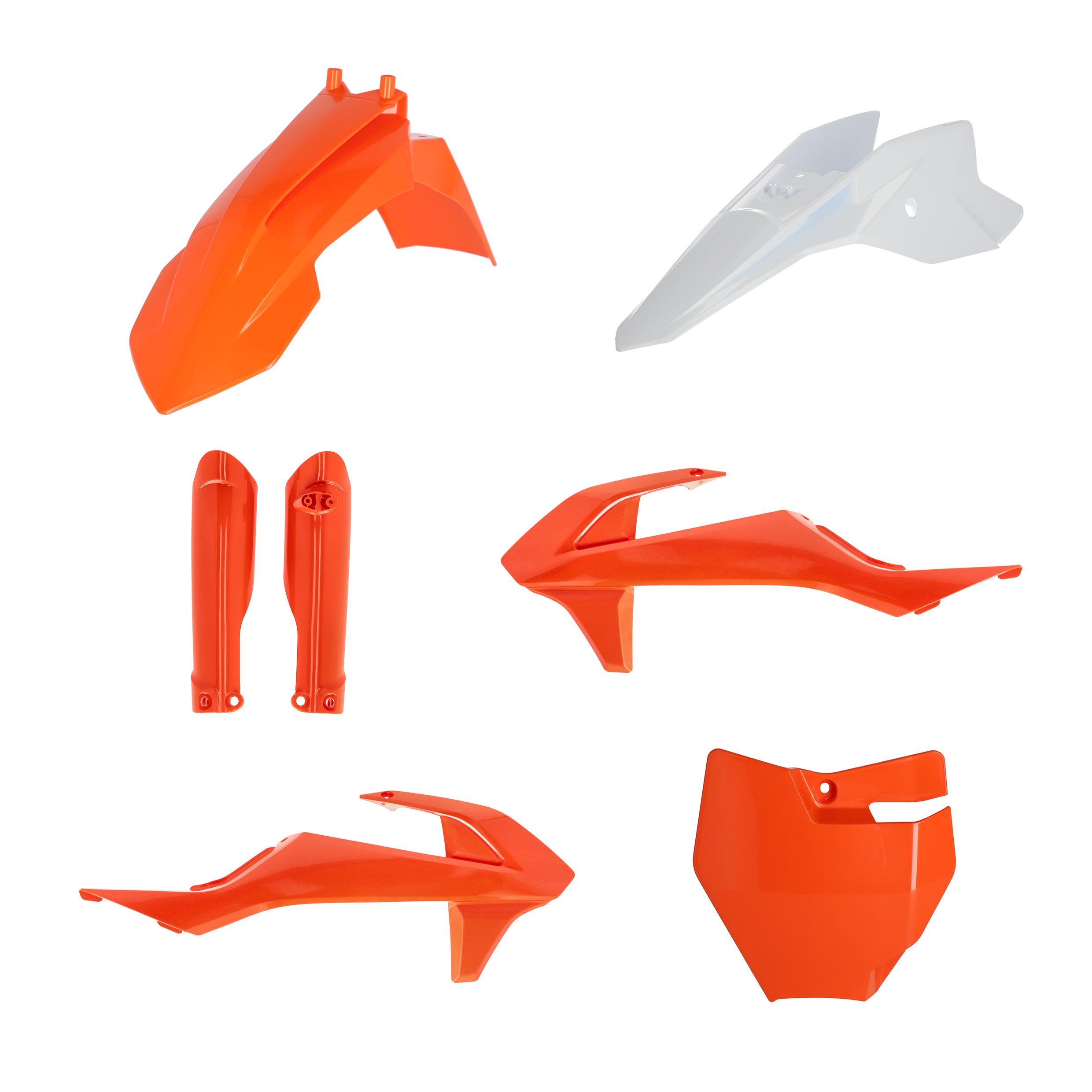 Acerbis Plastic Kit KTM SX 50 2016-2024 Orange/White
