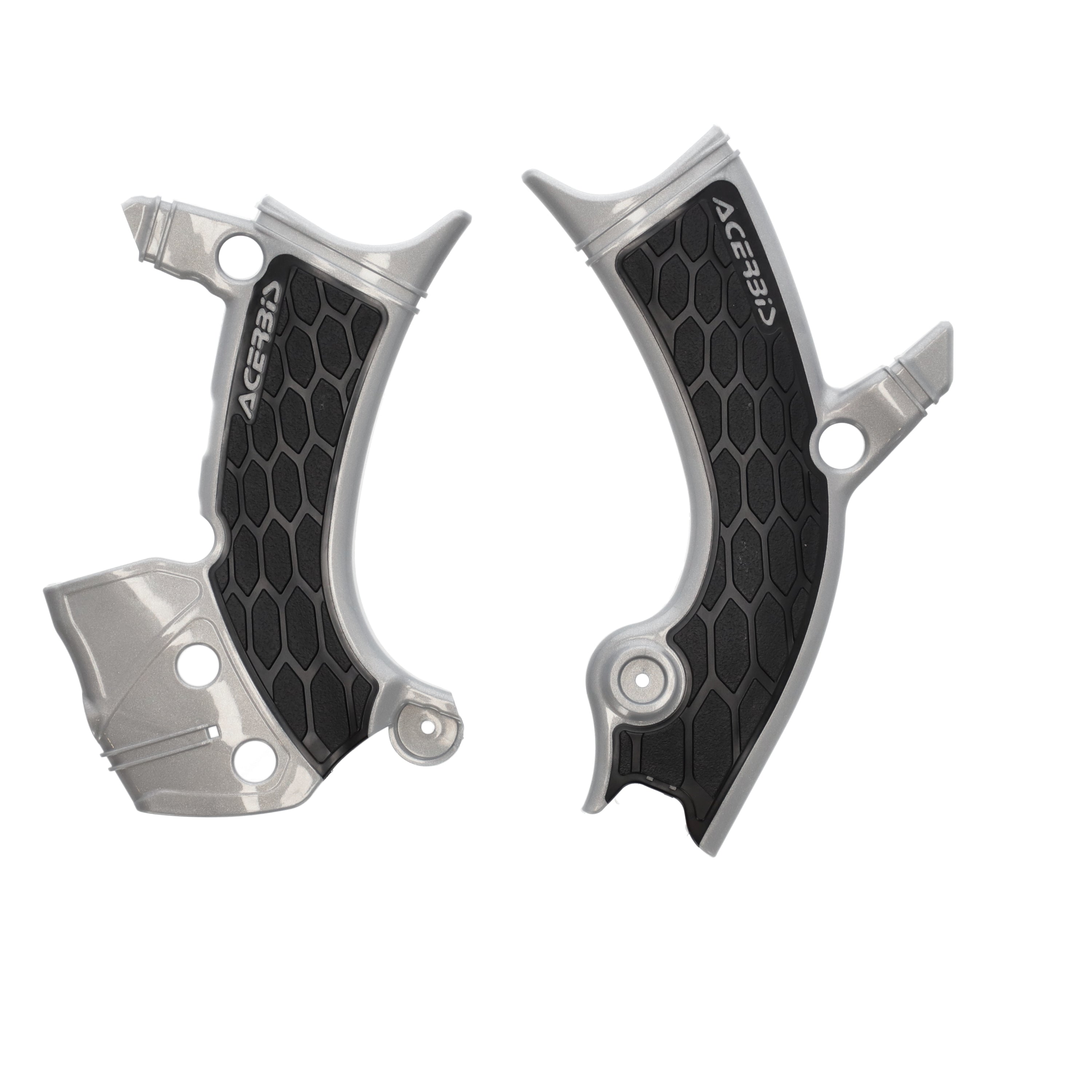 Acerbis X-Grip Frame Guards YAMAHA YZF 450 2023-2024, YZF 250 2024 Grey/Black