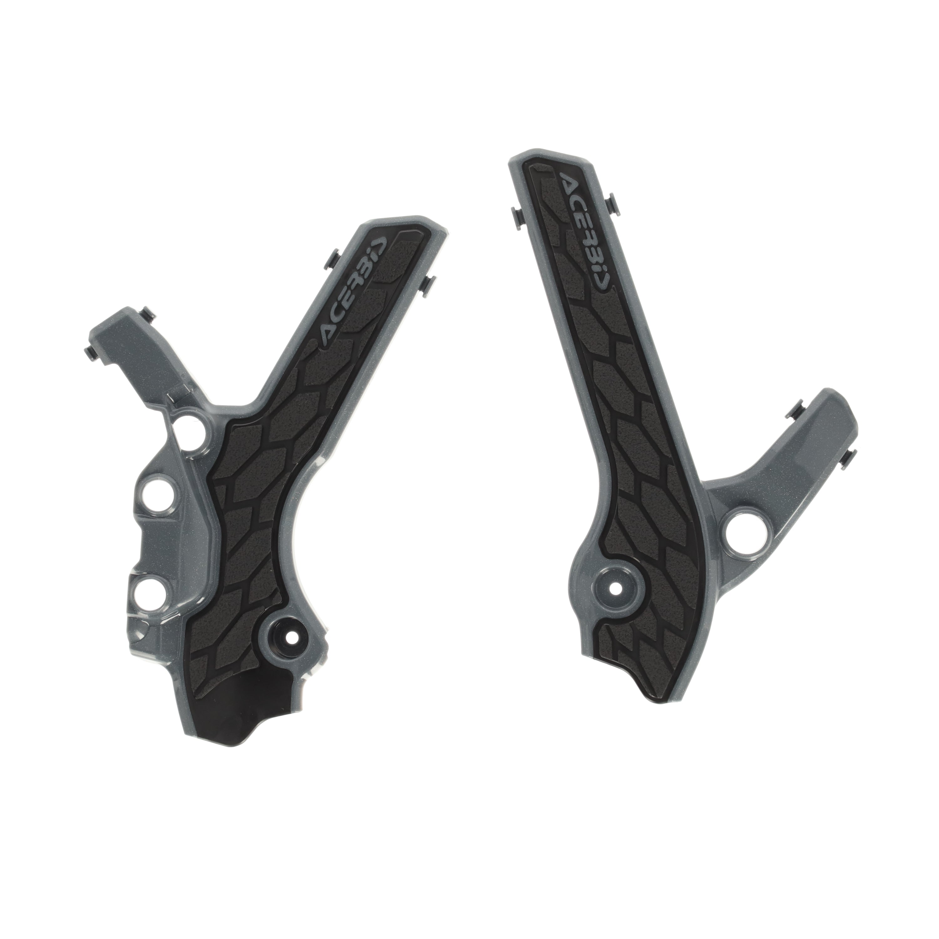 Acerbis X-Grip Frame Guards SUZUKI DRZ400 2000-2023 Grey/Black