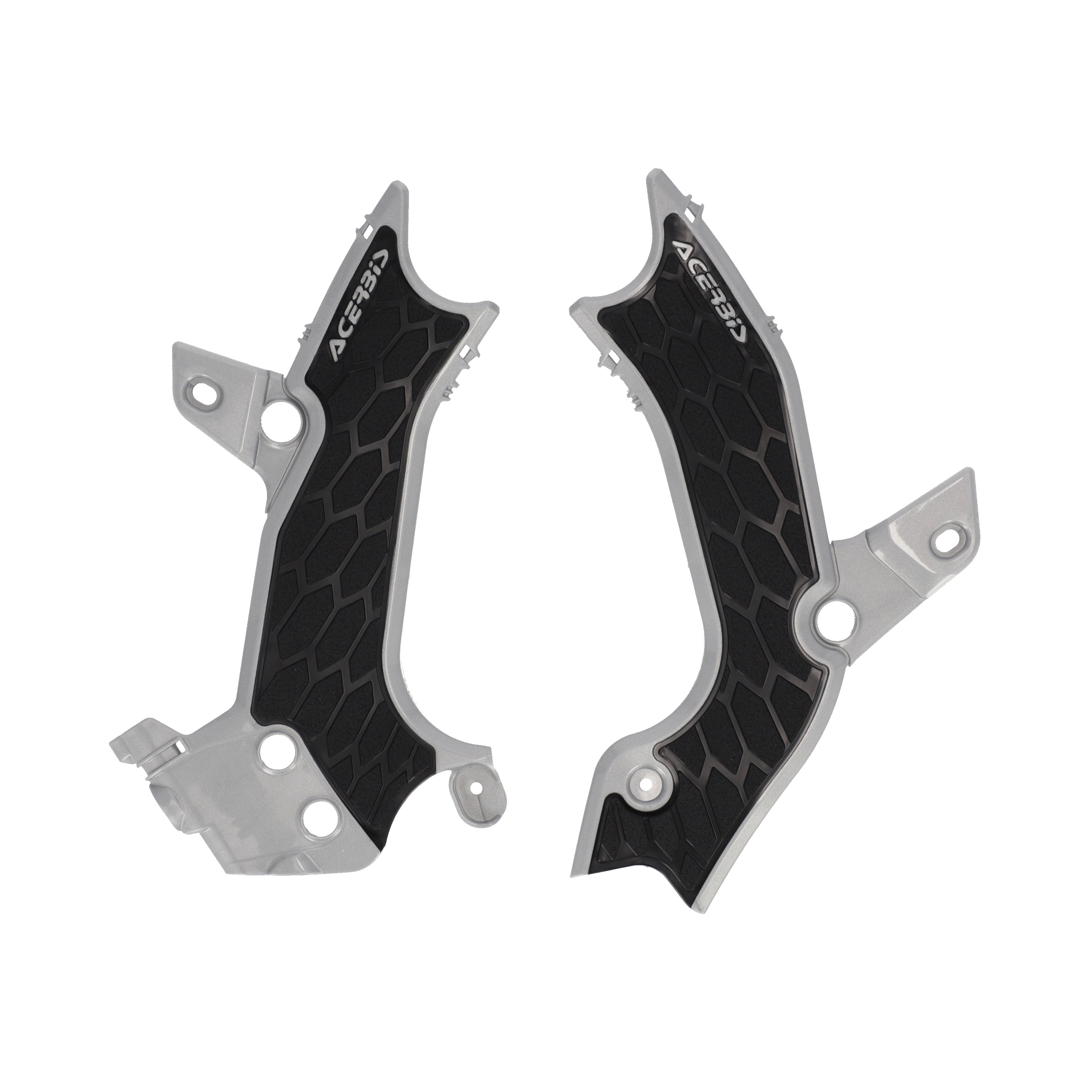 Acerbis X-Grip Frame Guards KAWASAKI KX 250 2025, KX 450 2024-2025, KX 450X 2024-2025 Grey/Black