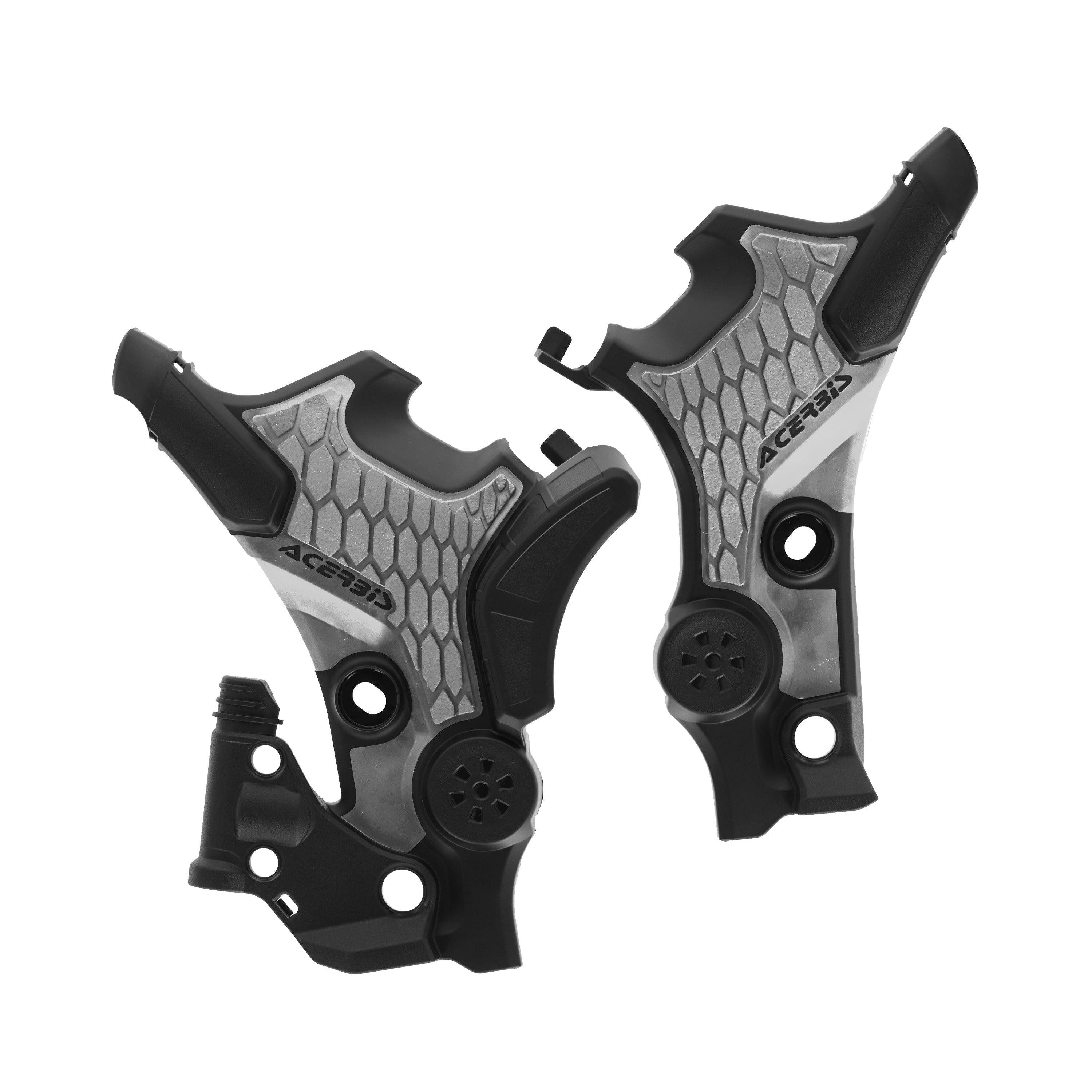 Acerbis X-Grip Frame Guards HONDA Transalp XL750 2023-2024 Black/Grey