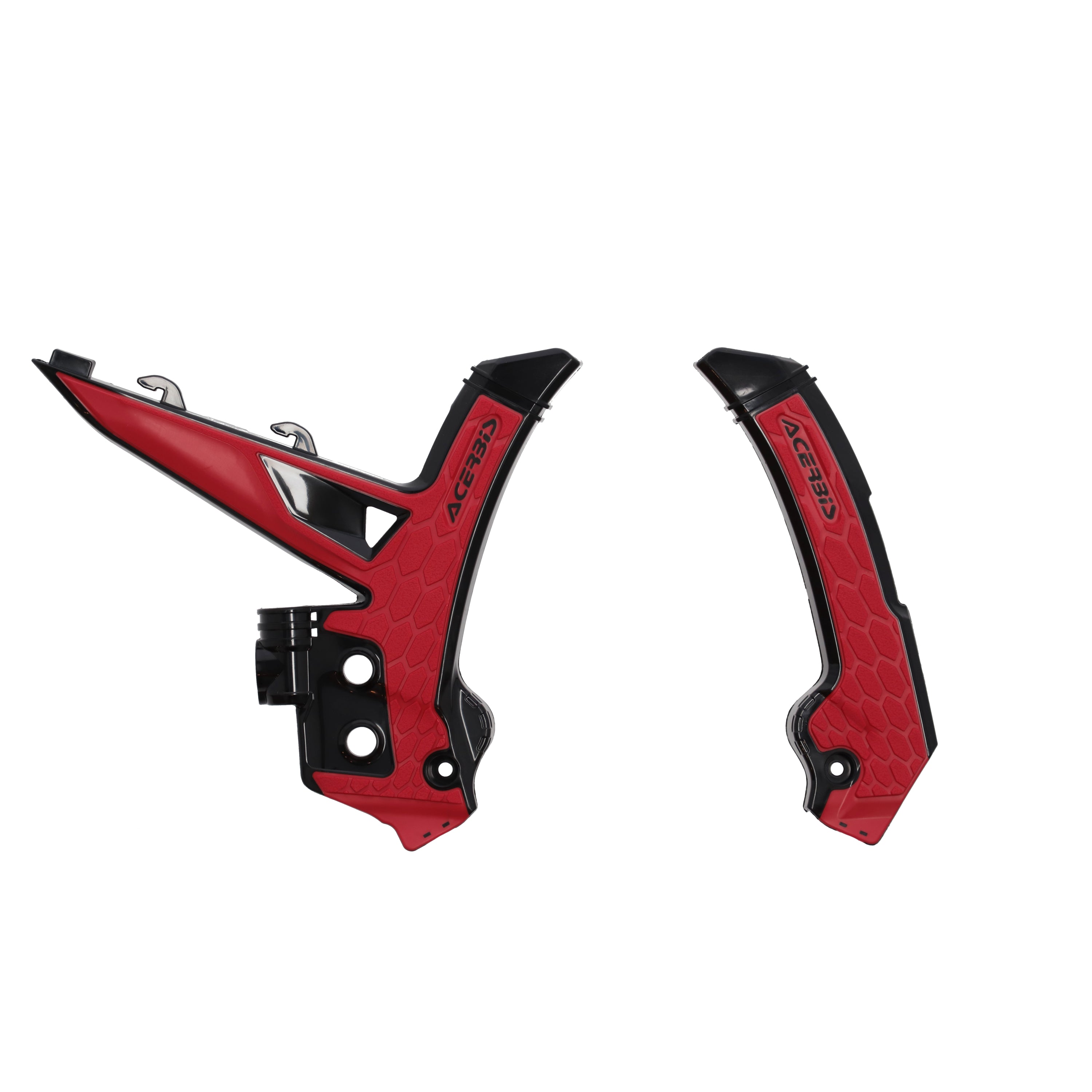 Acerbis X-Grip Frame Guards GAS GAS MC 125/250, MCF 250/350/450, EC 250/350/450, ECF 250/350/450 2024 Black/Red