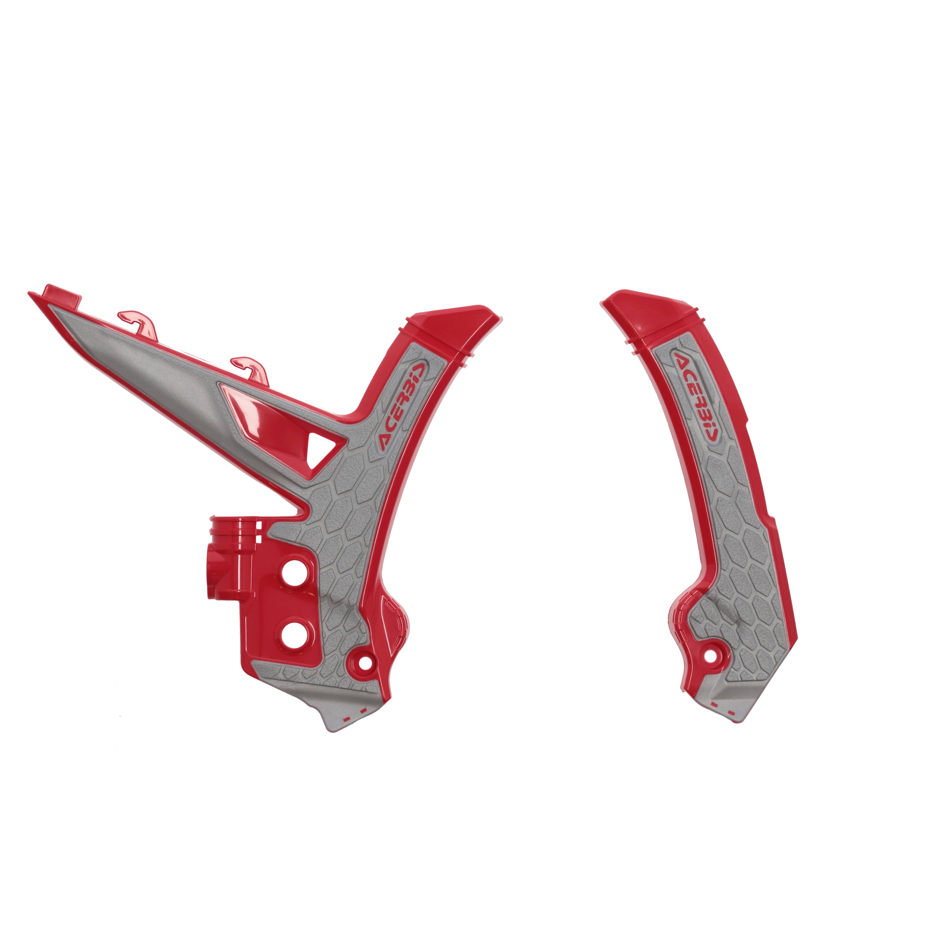 Acerbis X-Grip Frame Guards GAS GAS MC 125/250, MCF 250/350/450, EC 250/350/450, ECF 250/350/450 2024 Red/Grey