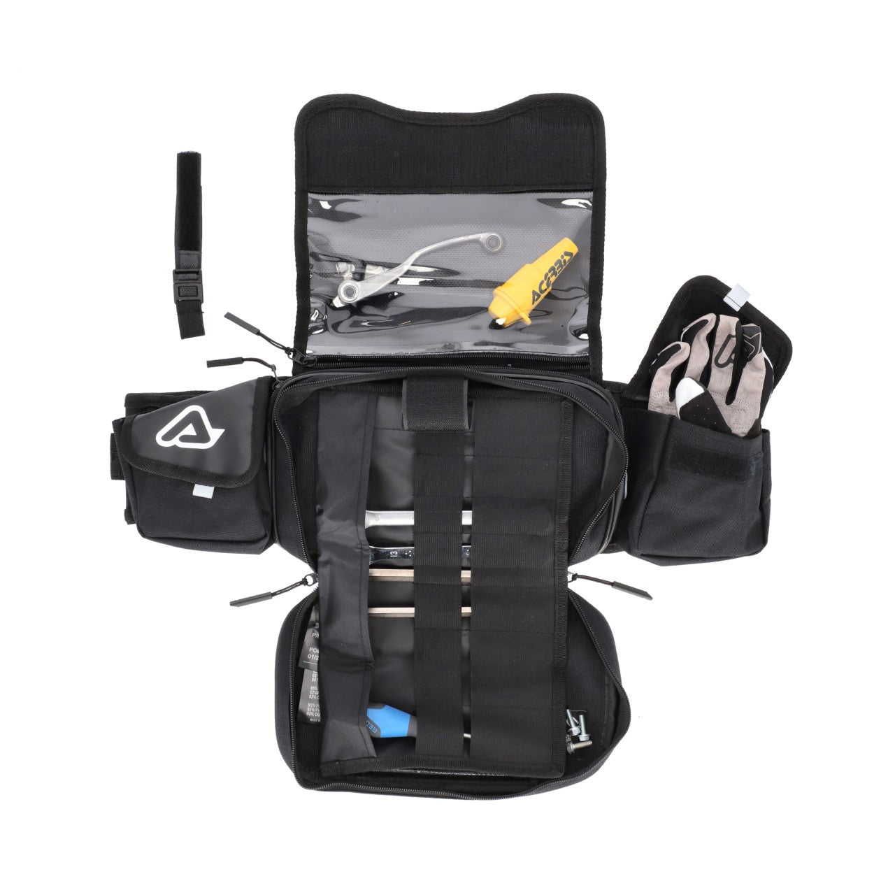 Acerbis Dromy Logo Drink Waist Hydration Pack Black/White
