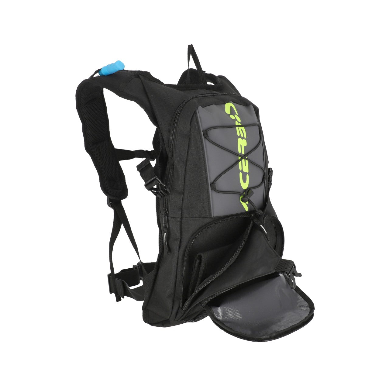 Acerbis H20 Logo Hydration Drink Backpack 10l  - With 2 Litre Bladder Black/Grey