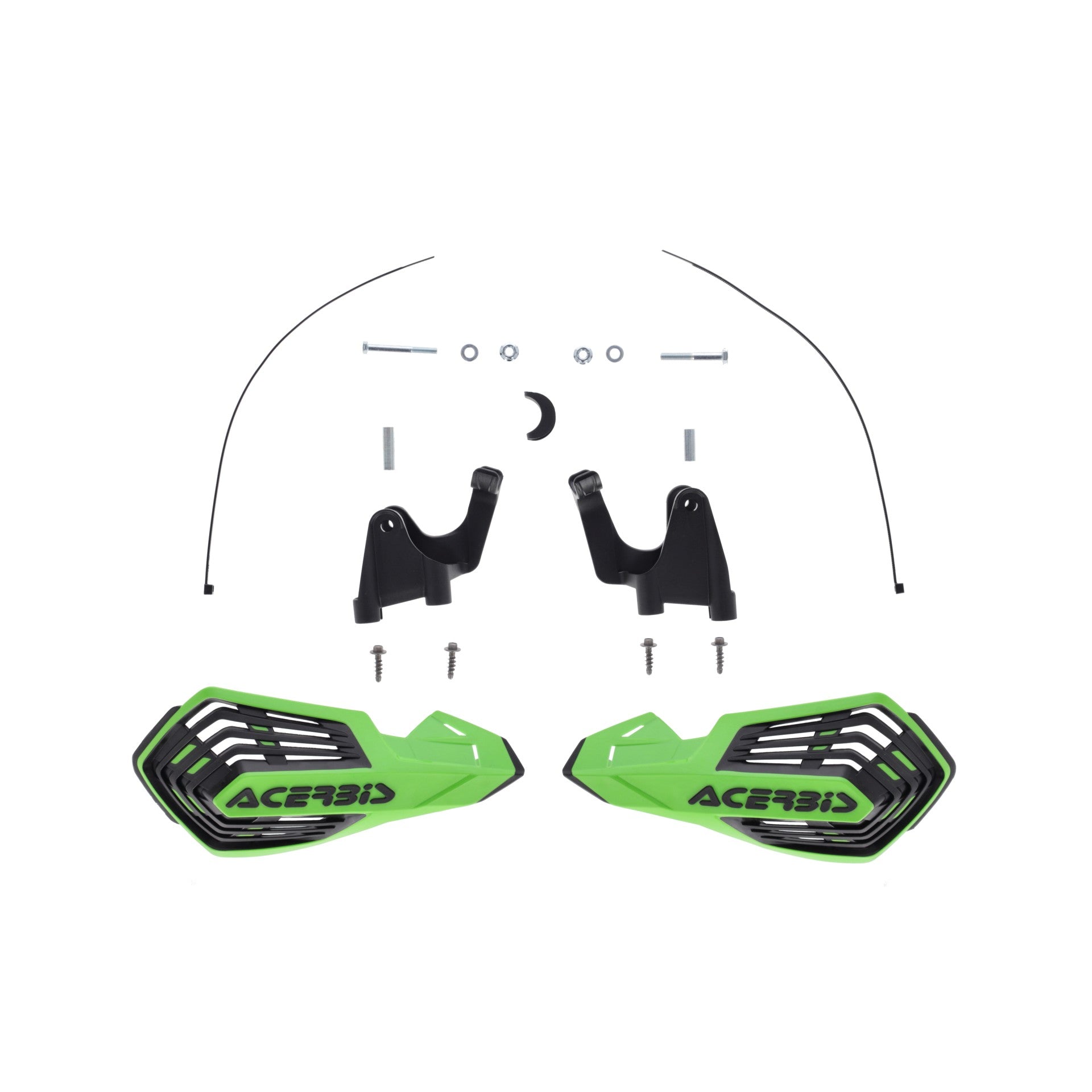Acerbis K-Future MX Handguards Kawasaki KX 450F 24-26, KX 450X 24-26 Green/Black
