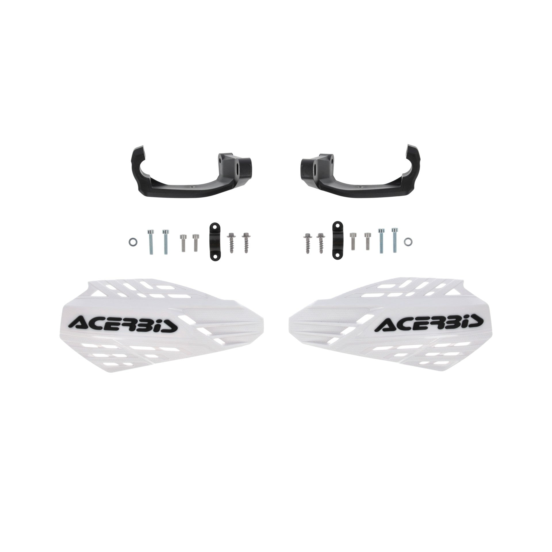 Acerbis Linear Vented MX Handguards White/Black