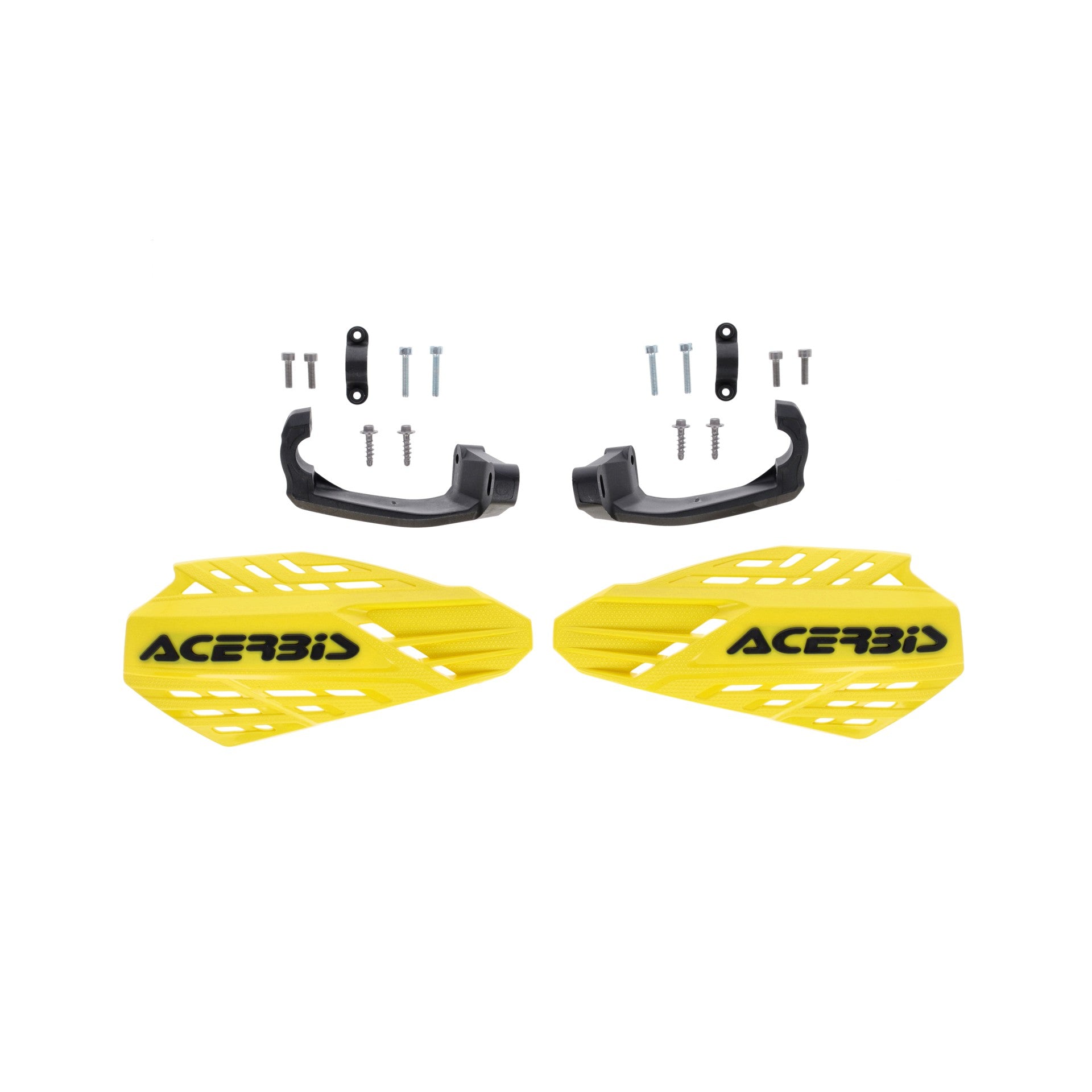 Acerbis Linear Vented MX Handguards Yellow/Black