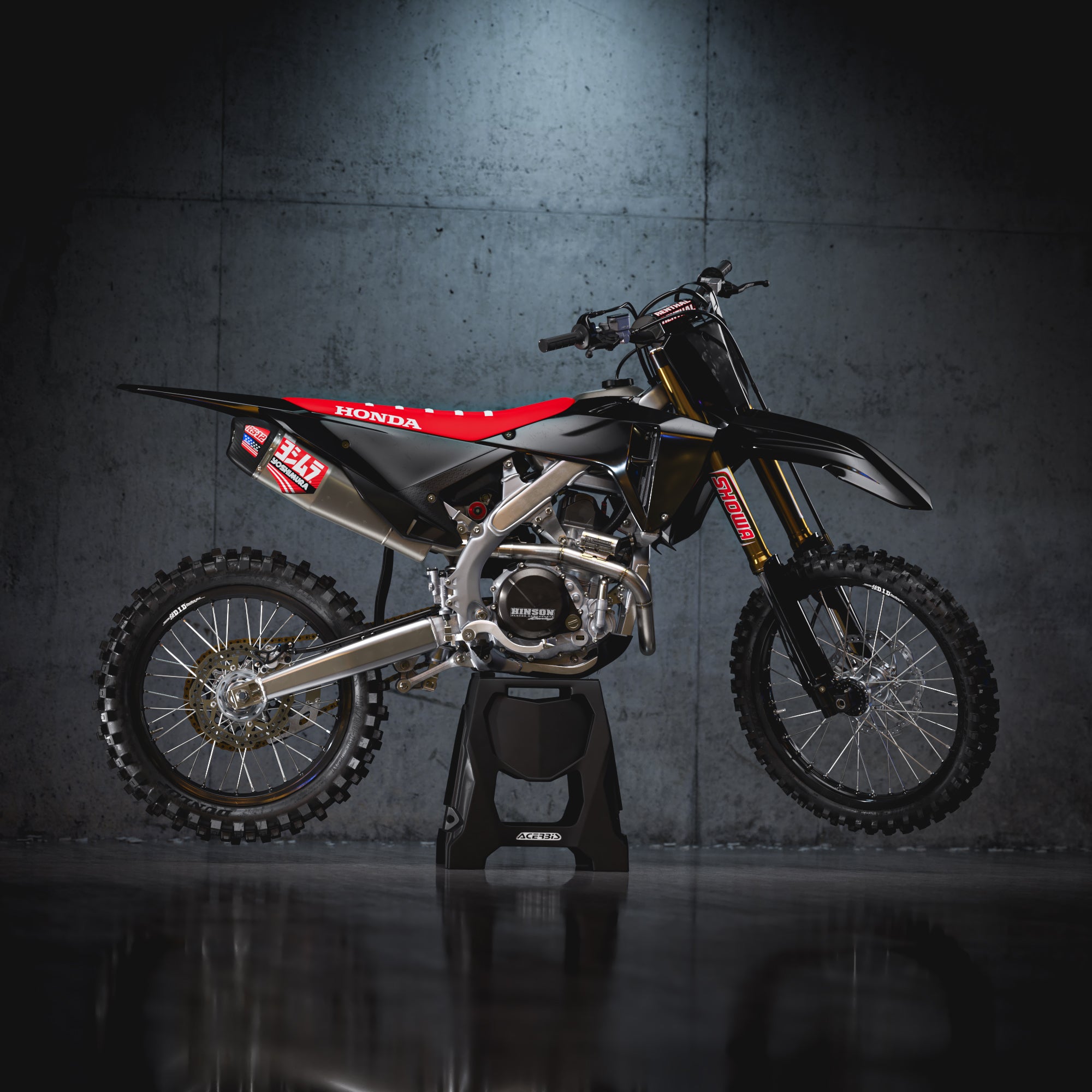 Acerbis Plastic Kit Honda CRF 250R 2025, CRF 450R 2025 Black