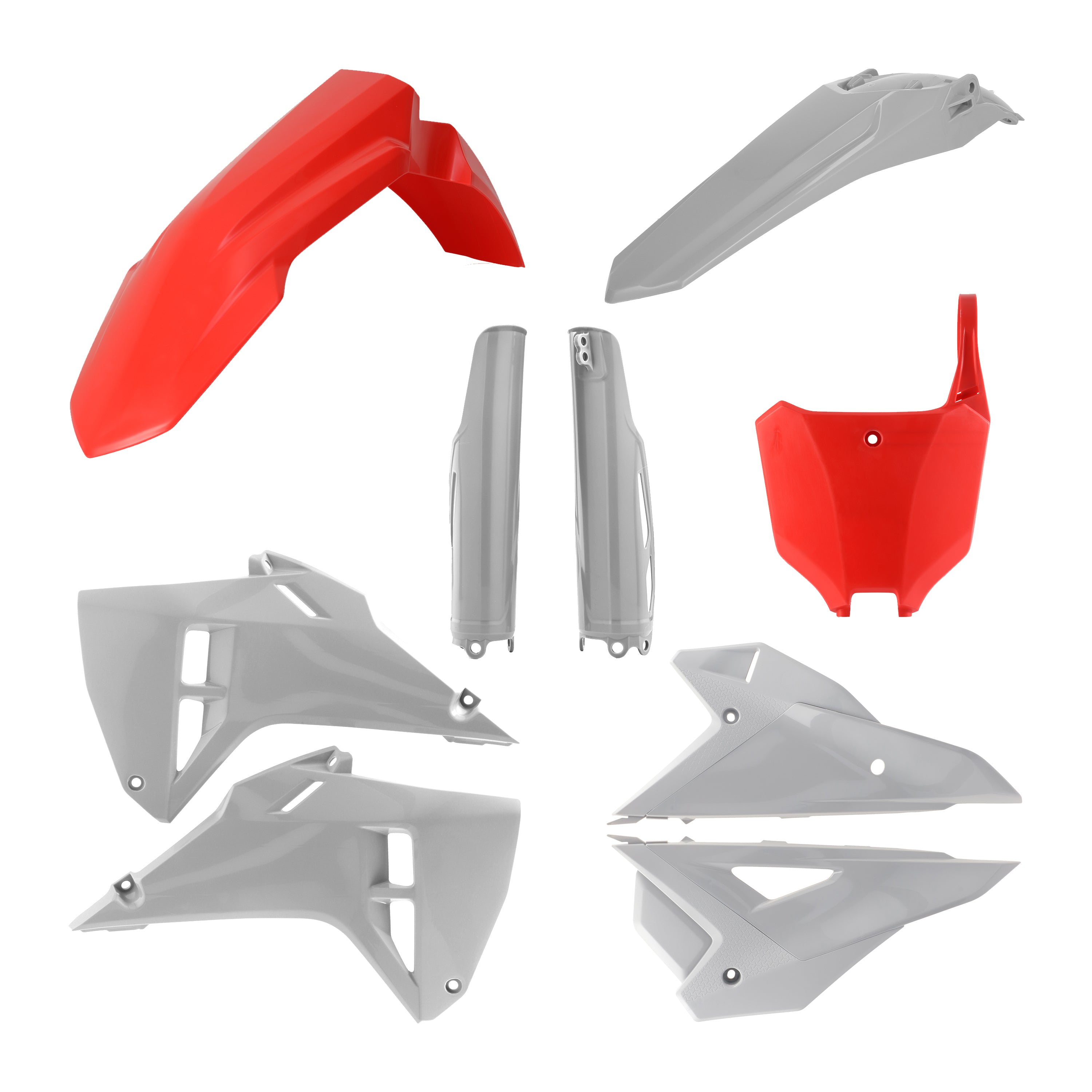 Acerbis Plastic Kit Honda CRF 250R 2025, CRF 450R 2025 Red/Grey