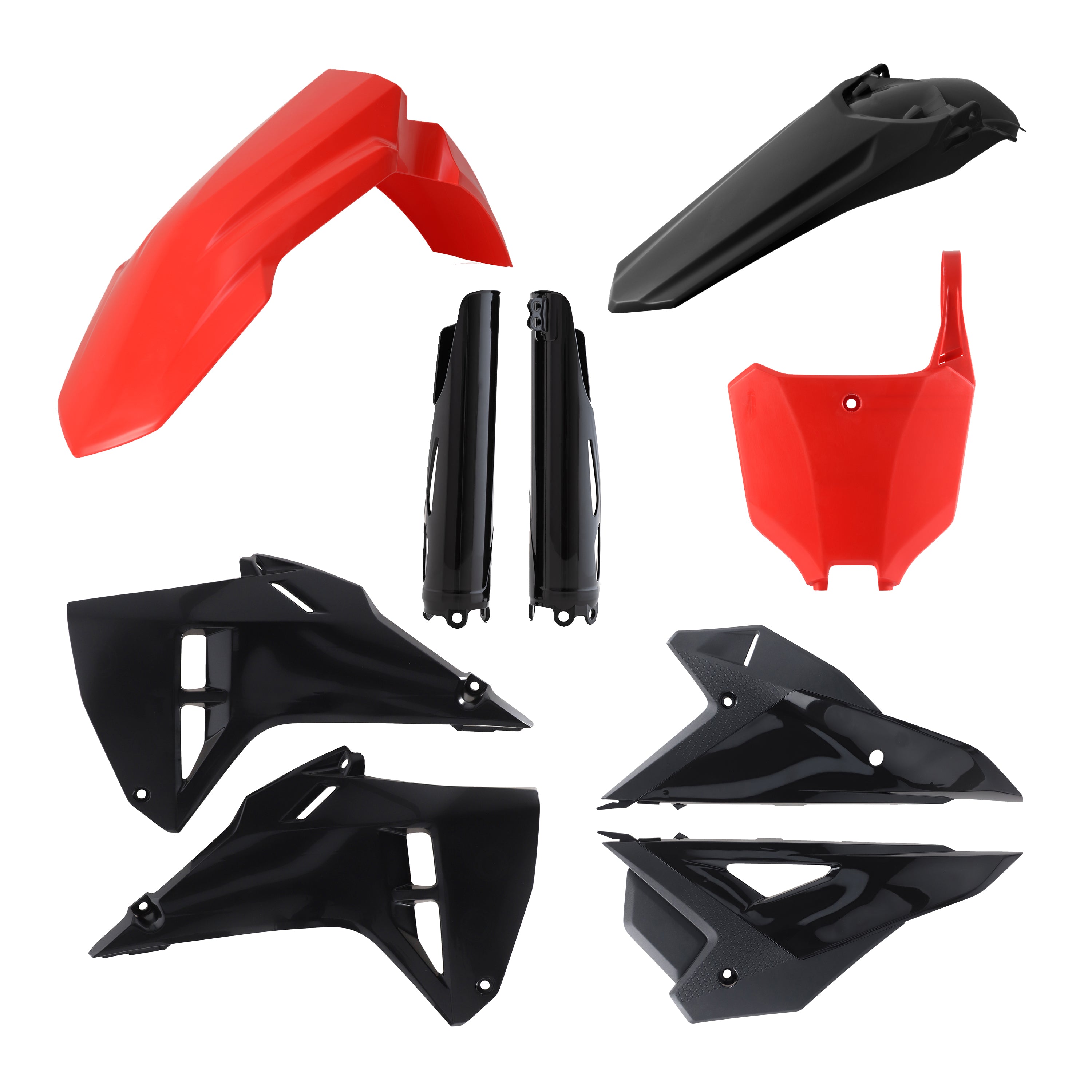 Acerbis Plastic Kit Honda CRF 250R 2025, CRF 450R 2025 Red/Black