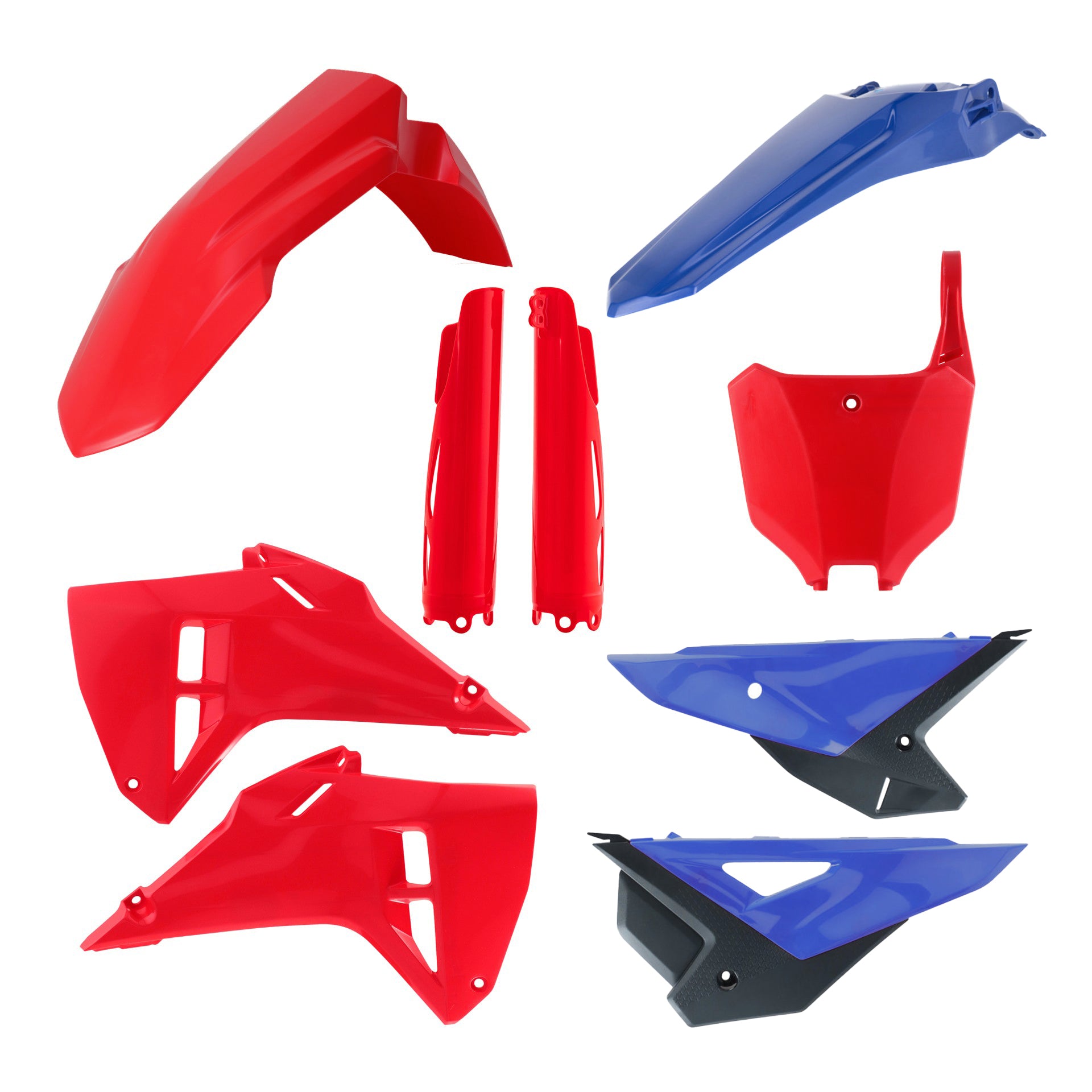 Acerbis Plastic Kit Honda CRF 250R 2025-2027, CRF 450R 2025-2026 OEM 27 Red/Blue