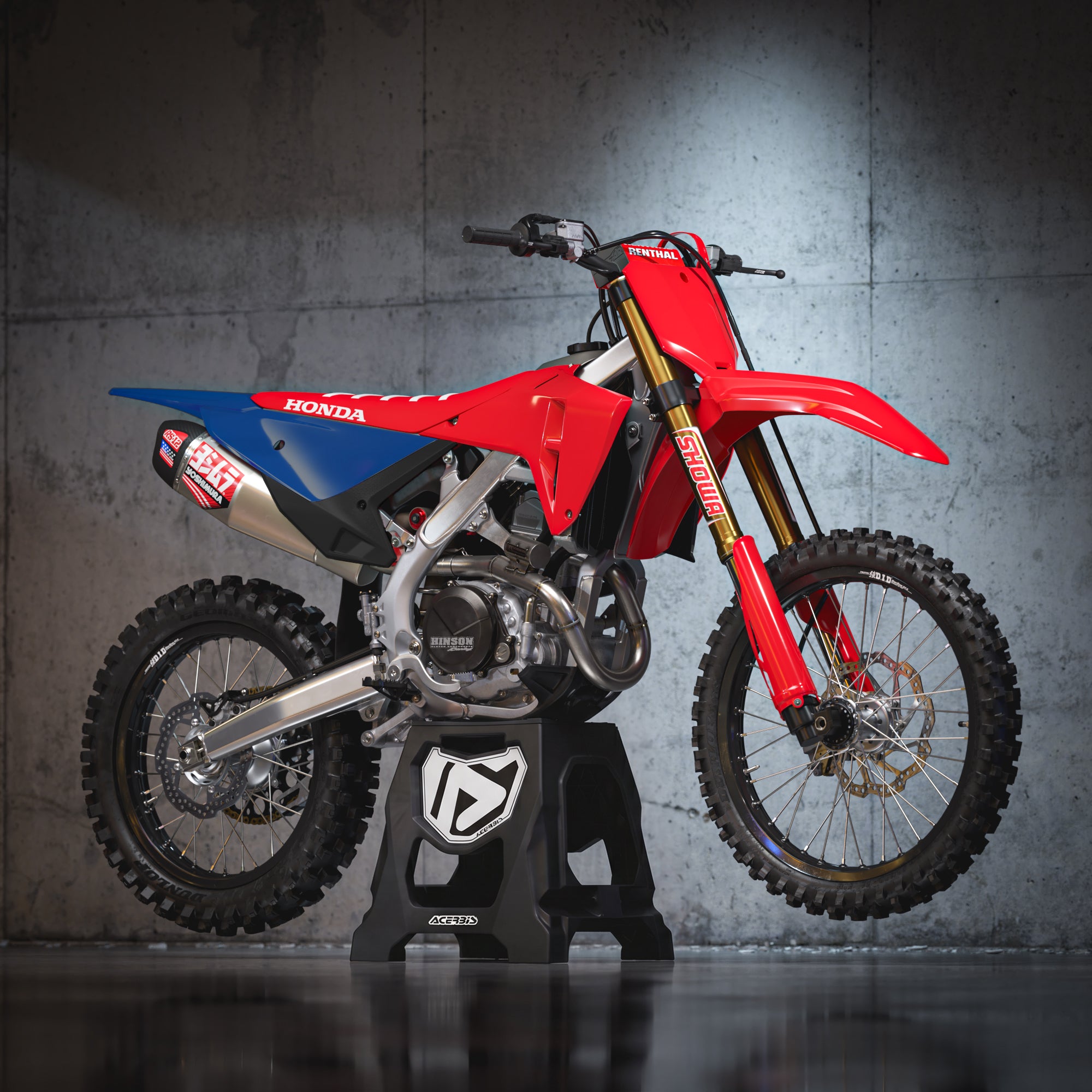 Acerbis Plastic Kit Honda CRF 250R 2025-2027, CRF 450R 2025-2026 OEM 27 Red/Blue